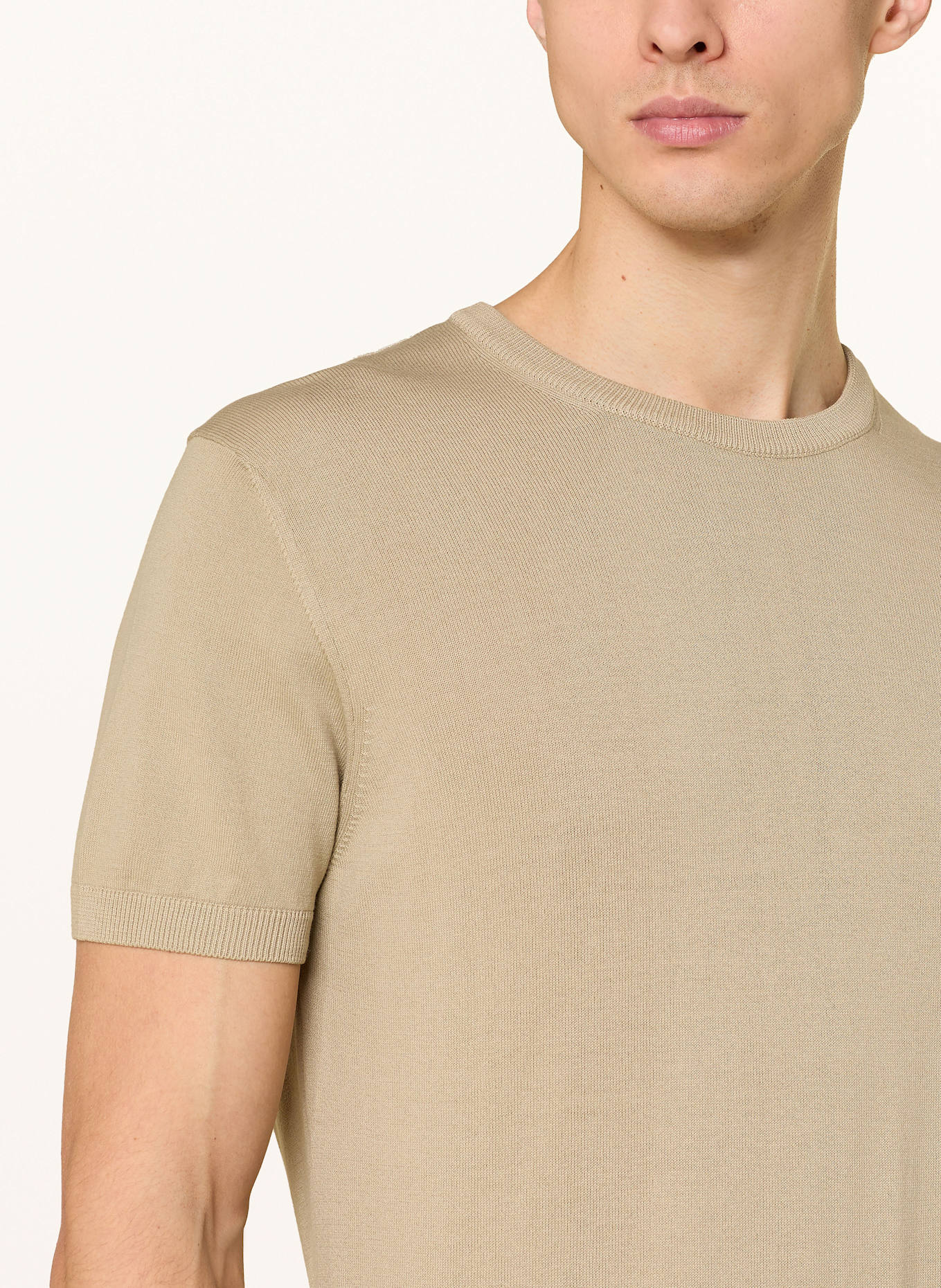 DRESSLER Strickshirt: BEIGE
