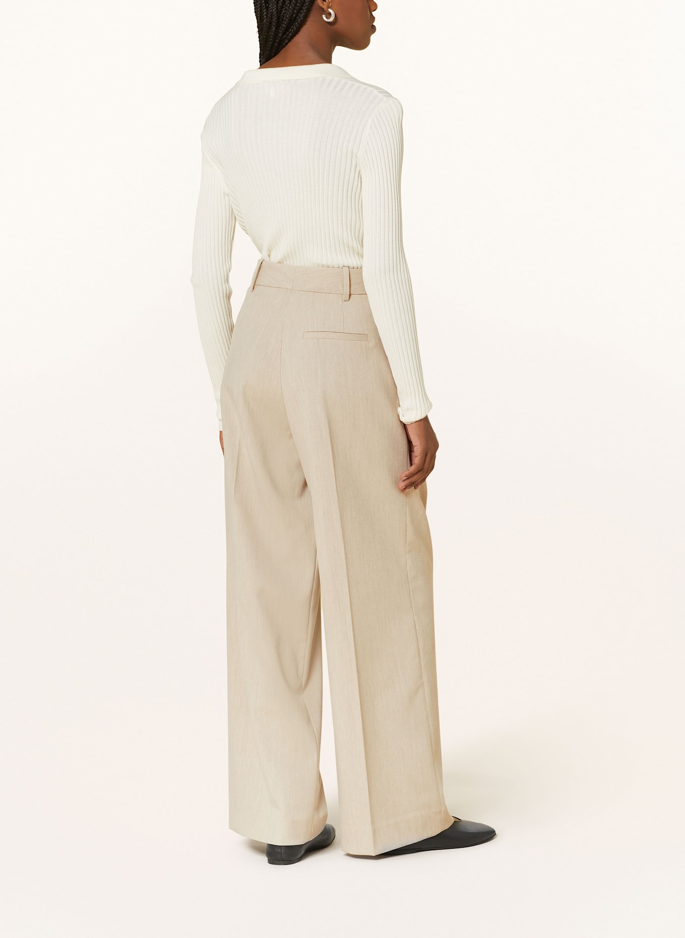 BY MALENE BIRGER Spodnie marlena CYMBARIA: BEŻOWY