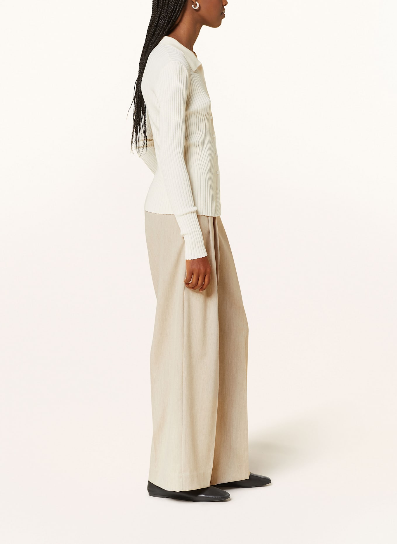 BY MALENE BIRGER Spodnie marlena CYMBARIA: BEŻOWY