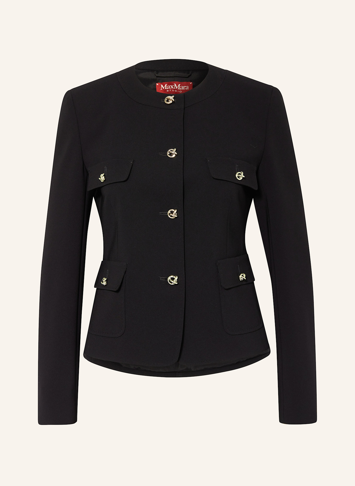 Max Mara STUDIO Kastenjacke YANA in schwarz