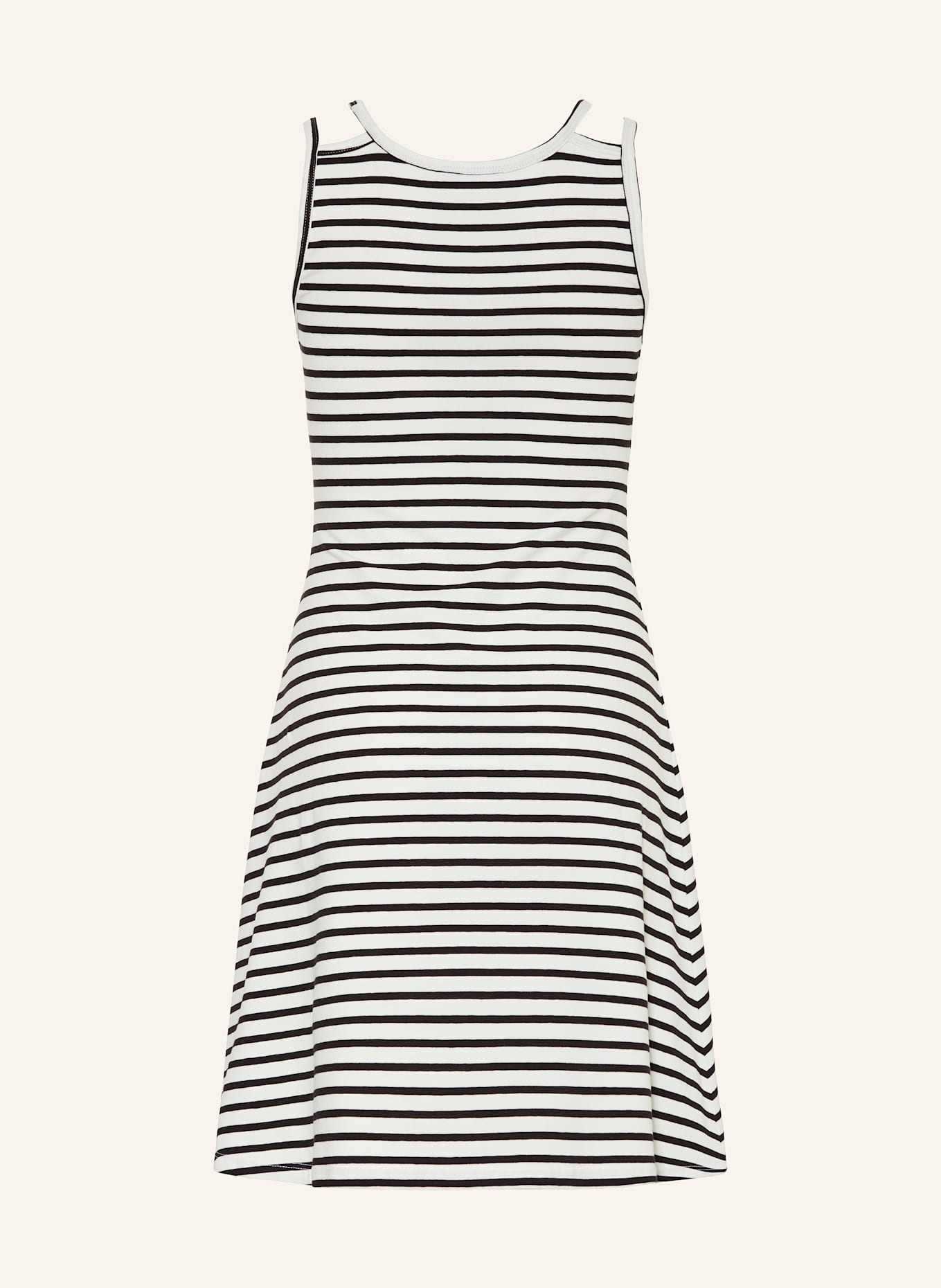 GARCIA Kleid: WEISS / SCHWARZ