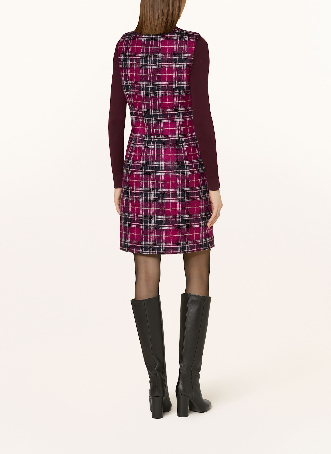 HOBBS Kleid MARGOT: FUCHSIA/ DUNKELBLAU