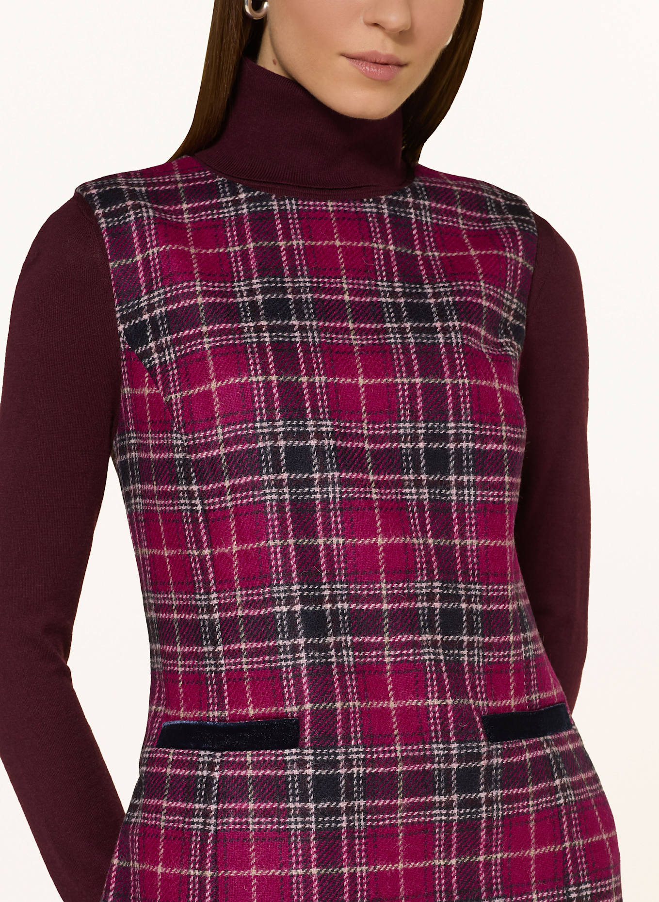 HOBBS Kleid MARGOT: FUCHSIA/ DUNKELBLAU