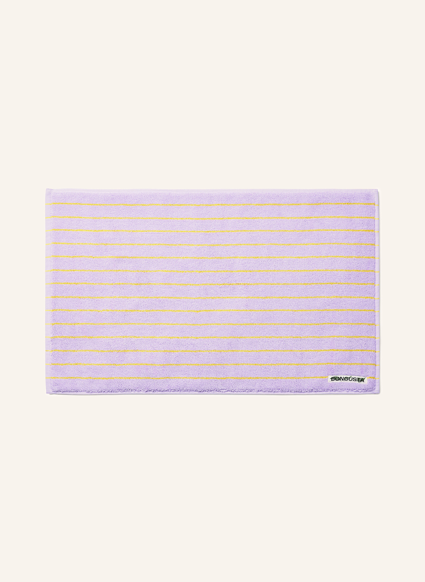 BONGUSTA Mata łazienkowa NARAM: JASNOFIOLETOWY / JASKRAWY ŻÓŁTY