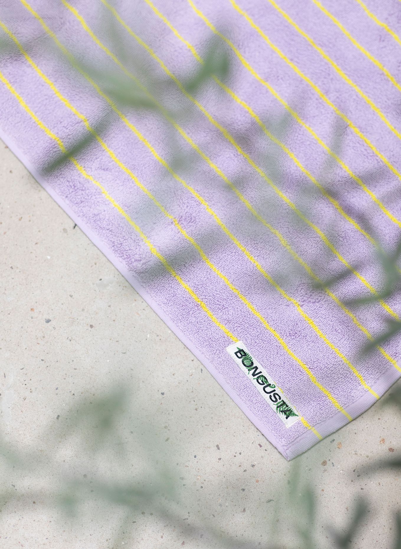 BONGUSTA Mata łazienkowa NARAM: JASNOFIOLETOWY / JASKRAWY ŻÓŁTY