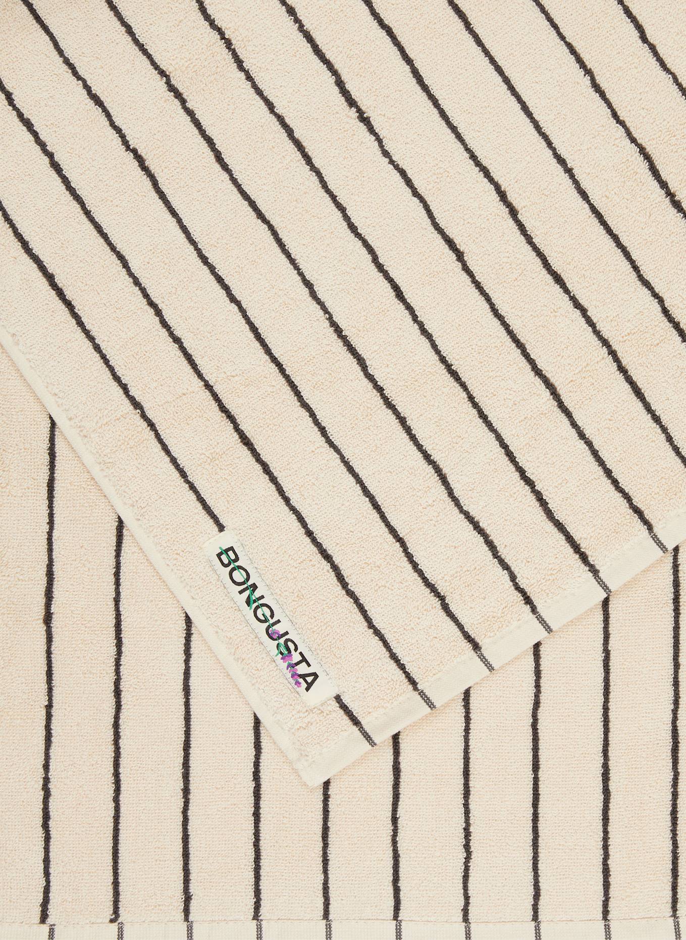 BONGUSTA Osuška NARAM: KRÉMOVÁ / TMAVĚ ŠEDÁ