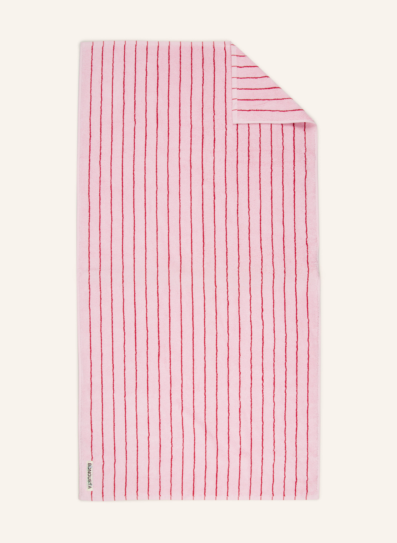 BONGUSTA Osuška NARAM: RŮŽOVÁ / TMAVĚ ČERVENÁ