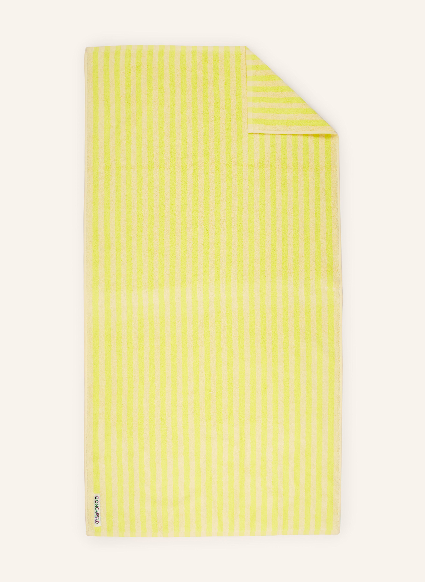 BONGUSTA Badetuch NARAM: NEONGELB / HELLGELB