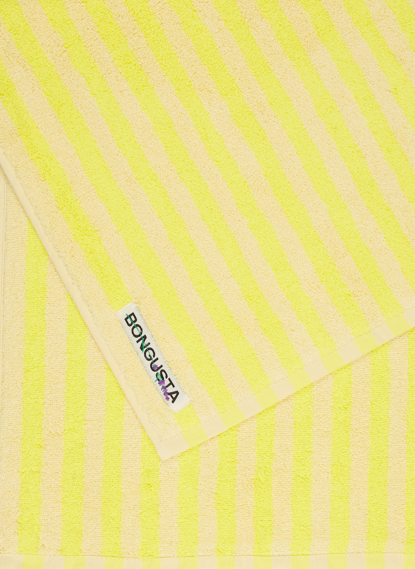 BONGUSTA Badetuch NARAM: NEONGELB / HELLGELB