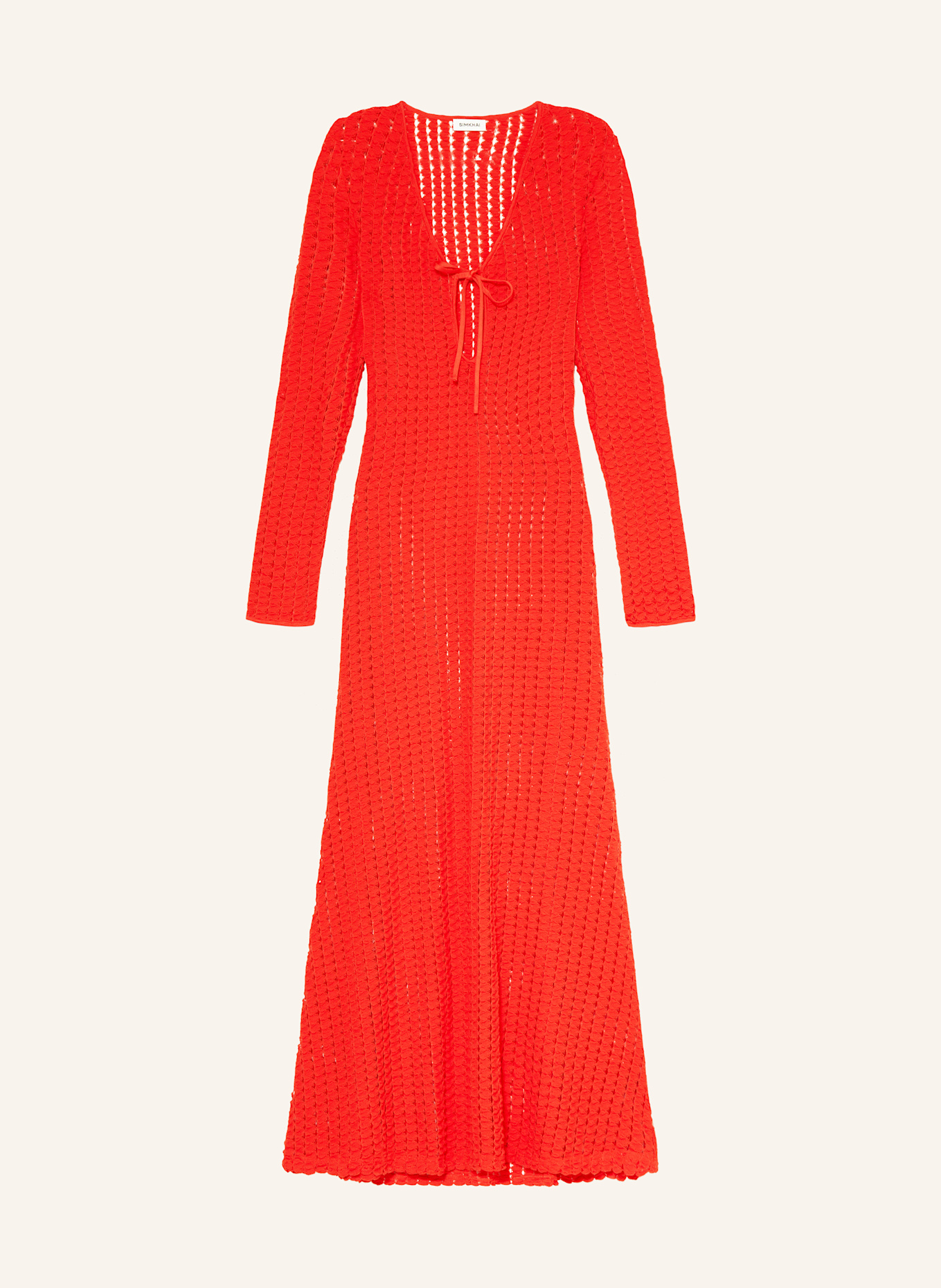 SIMKHAI Sukienka z dzianiny ELTON: CZERWONY