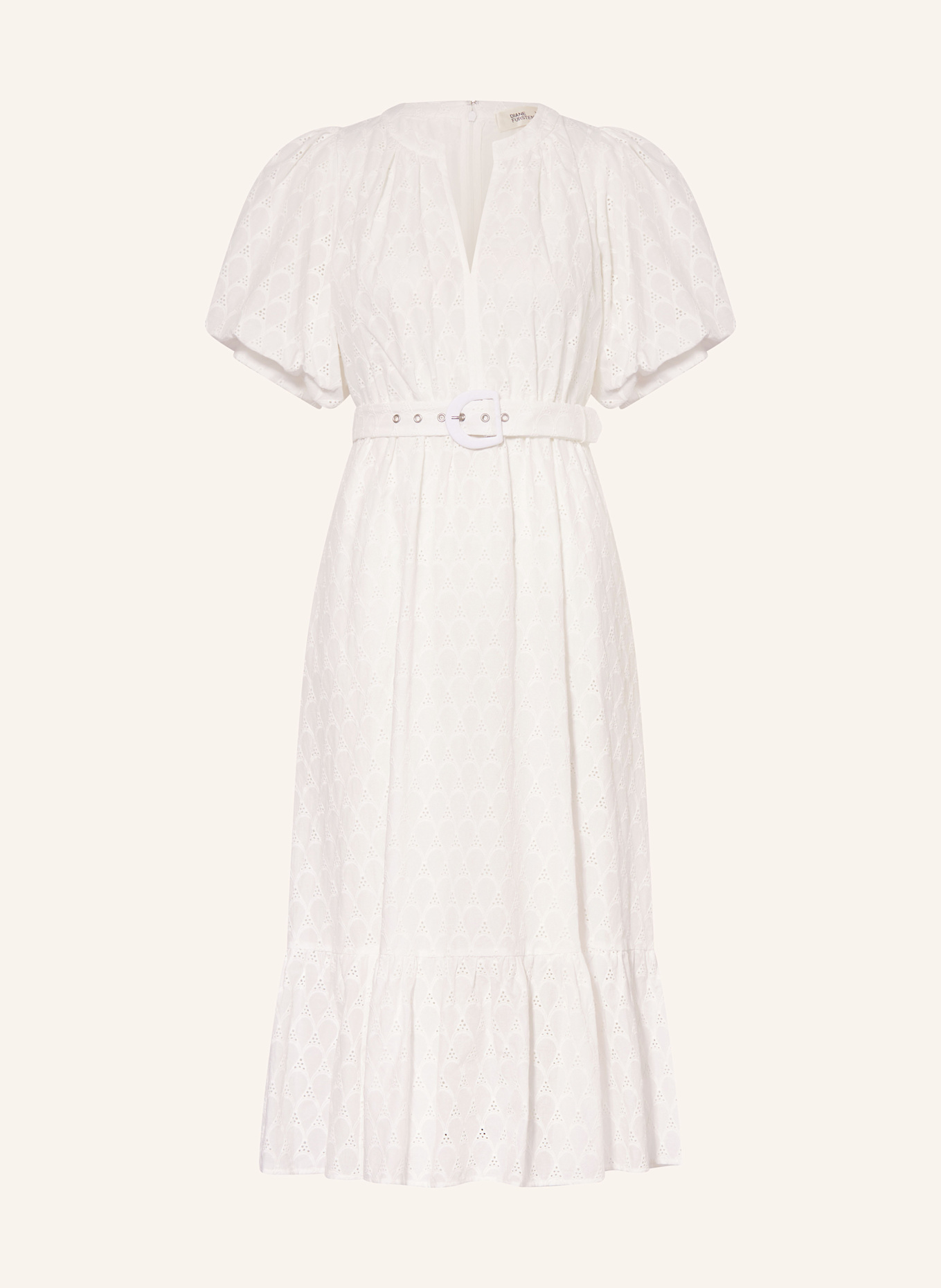 DIANE VON FURSTENBERG POLINA dress: WHITE