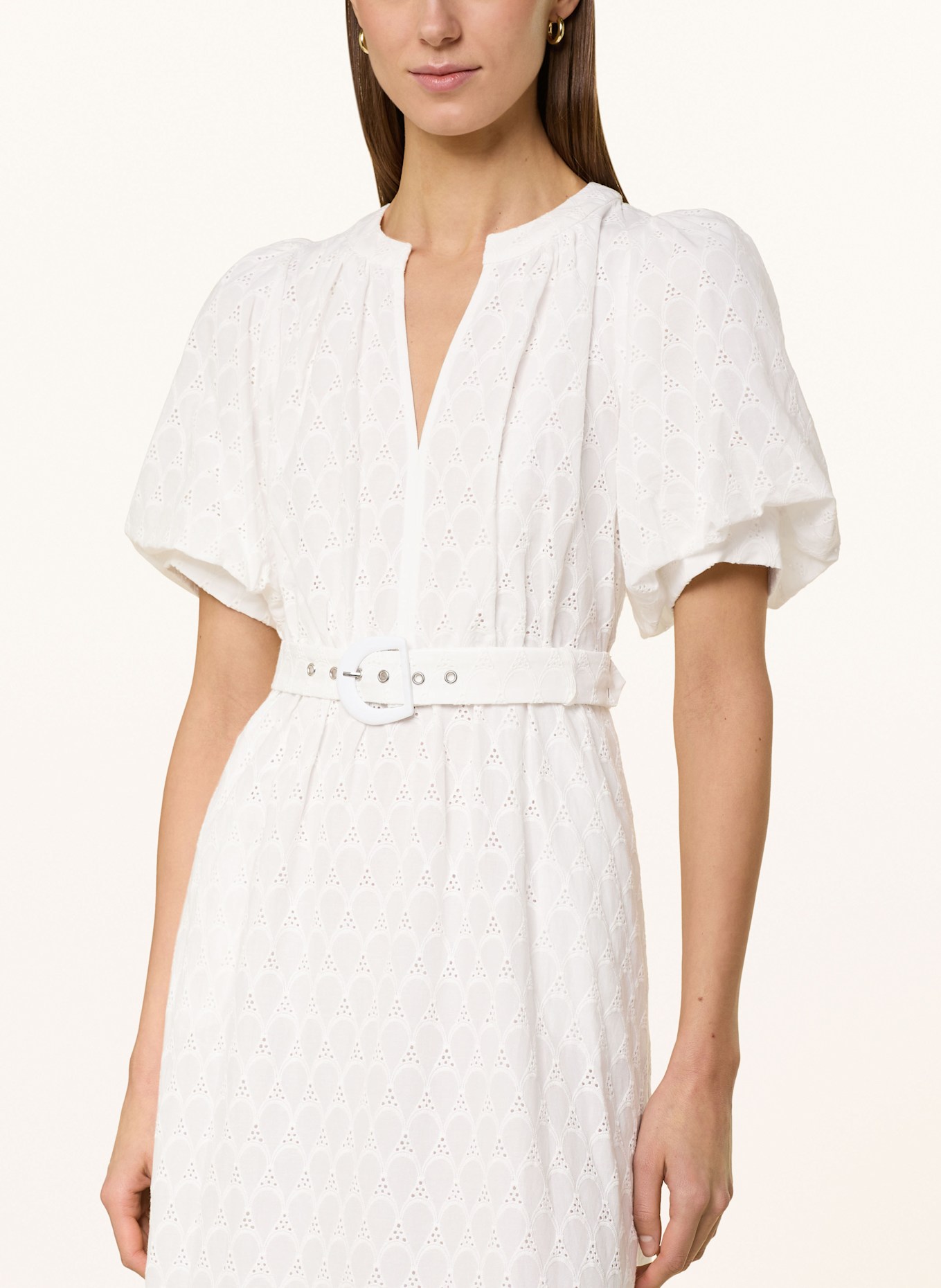 DIANE VON FURSTENBERG POLINA dress: WHITE