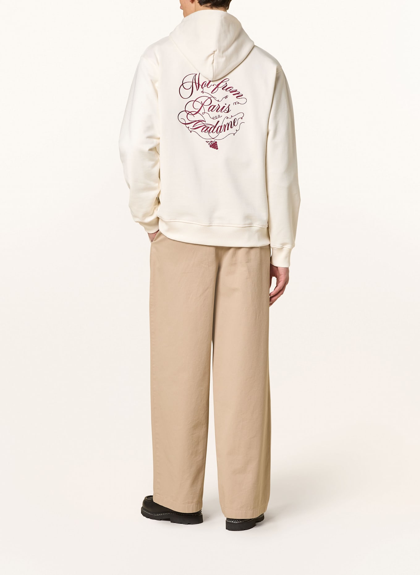 DRÔLE DE MONSIEUR Hoodie in cream
