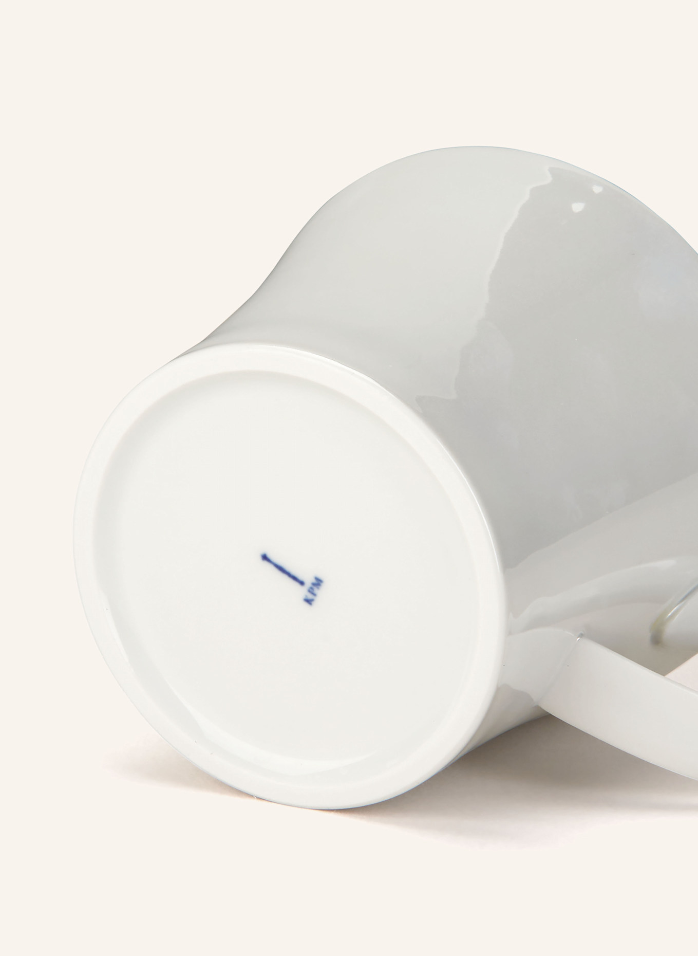 KPM Henkelbecher BERLIN CHARLOTTENBURG: HELLGRAU