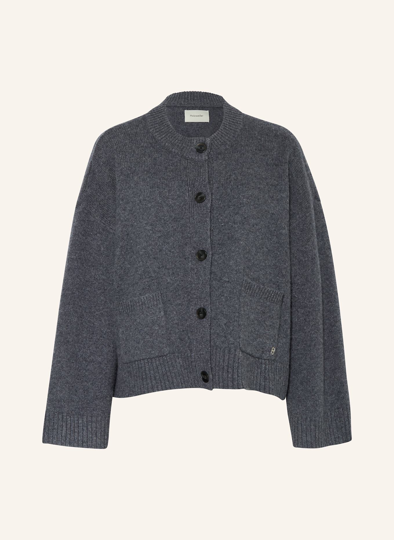 HOLZWEILER Cardigan: DARK GRAY