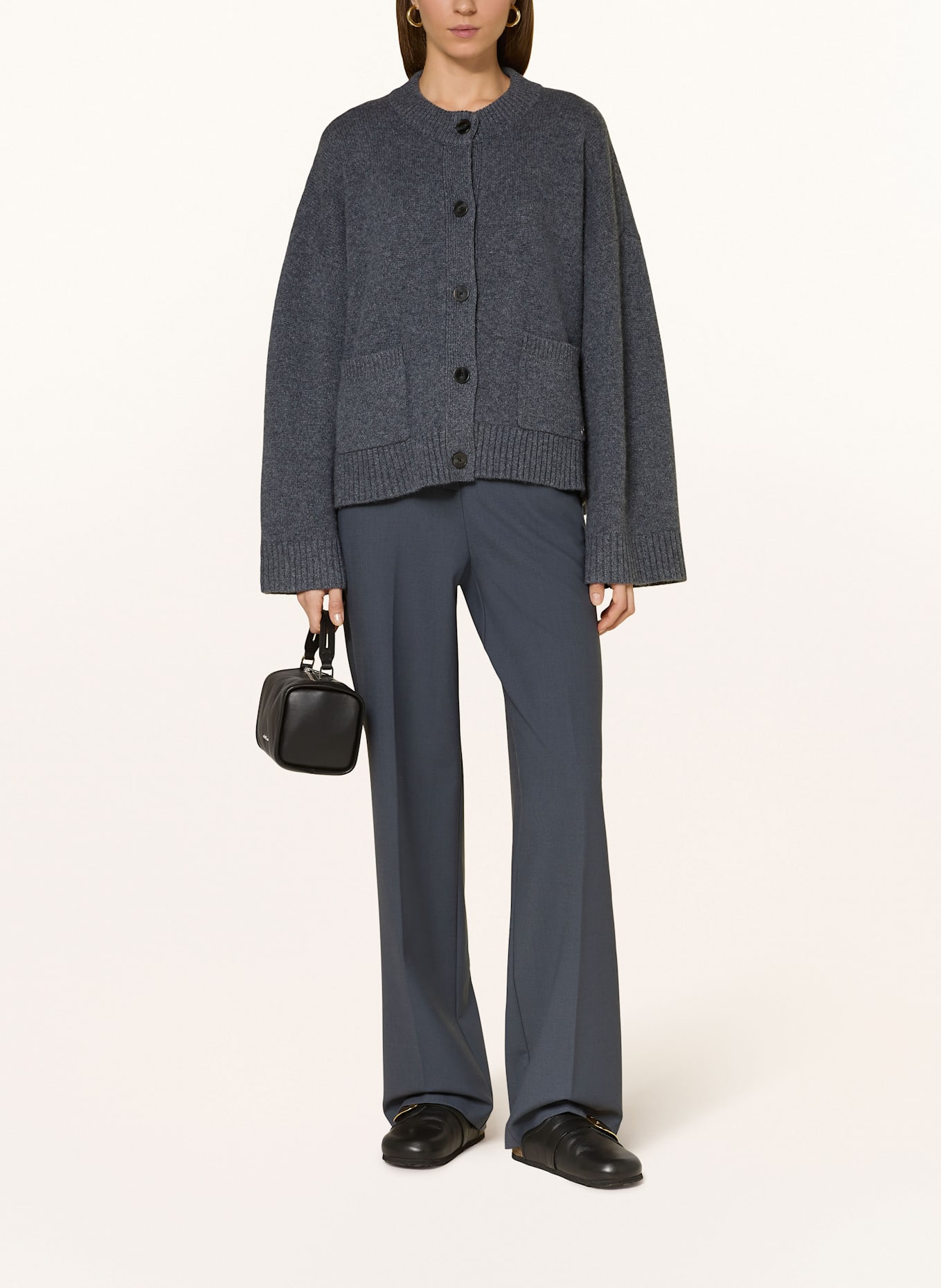 HOLZWEILER Cardigan: DARK GRAY