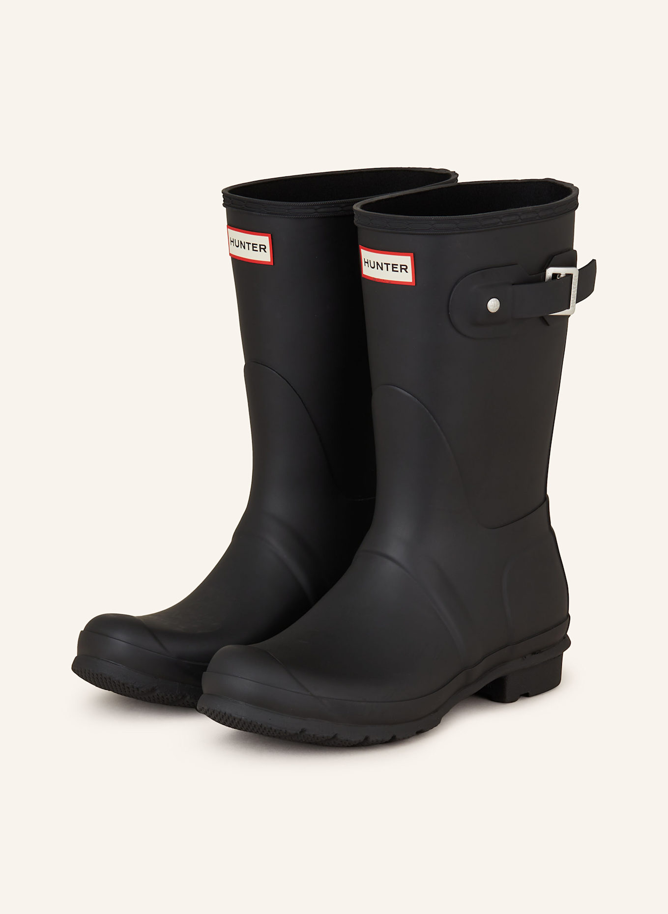 Black matte rain boots deals