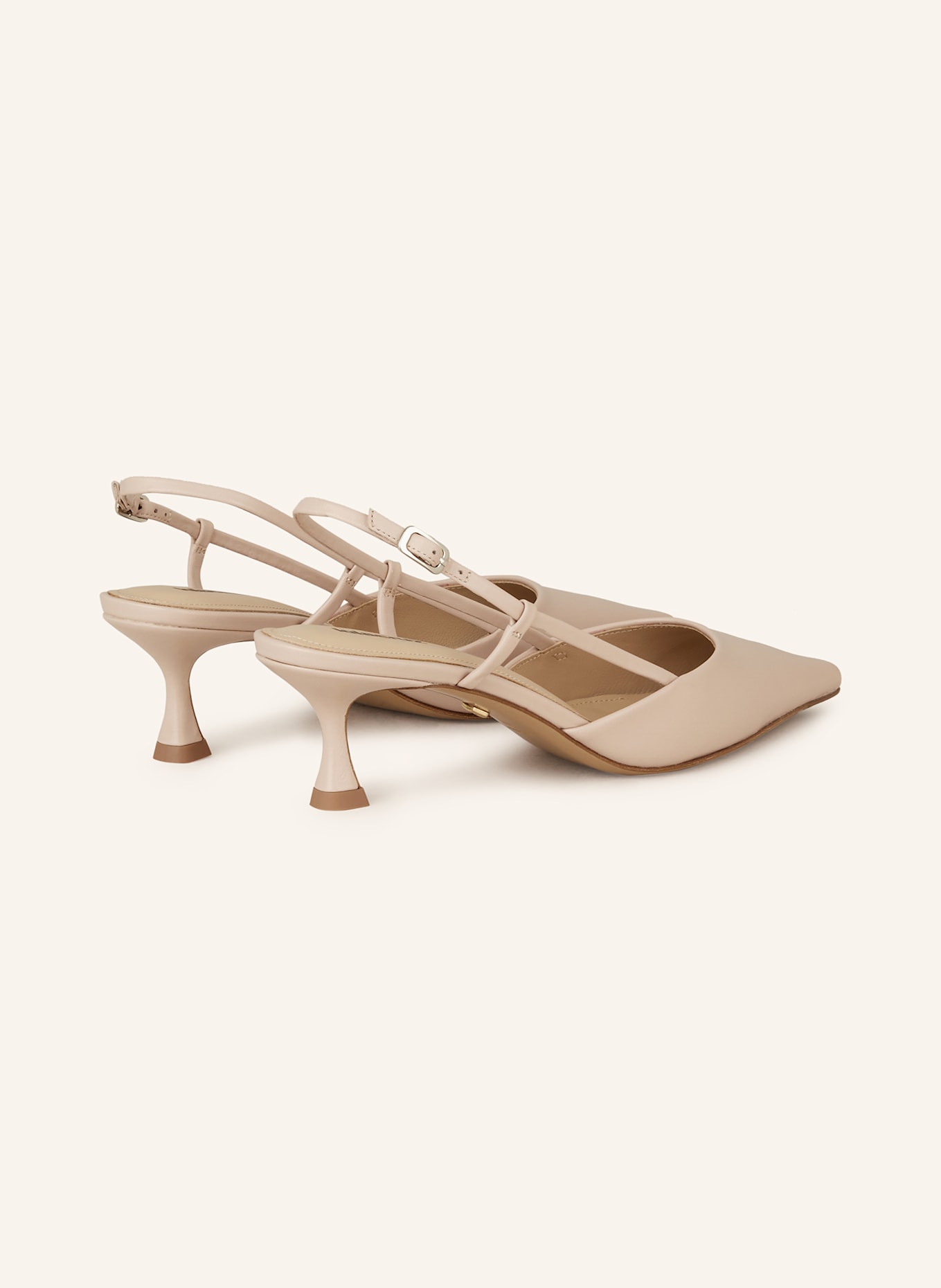 Lola Cruz Slingpumps s otevřenou patou CARMEN, Barva: NUDE (Obrázek 2)