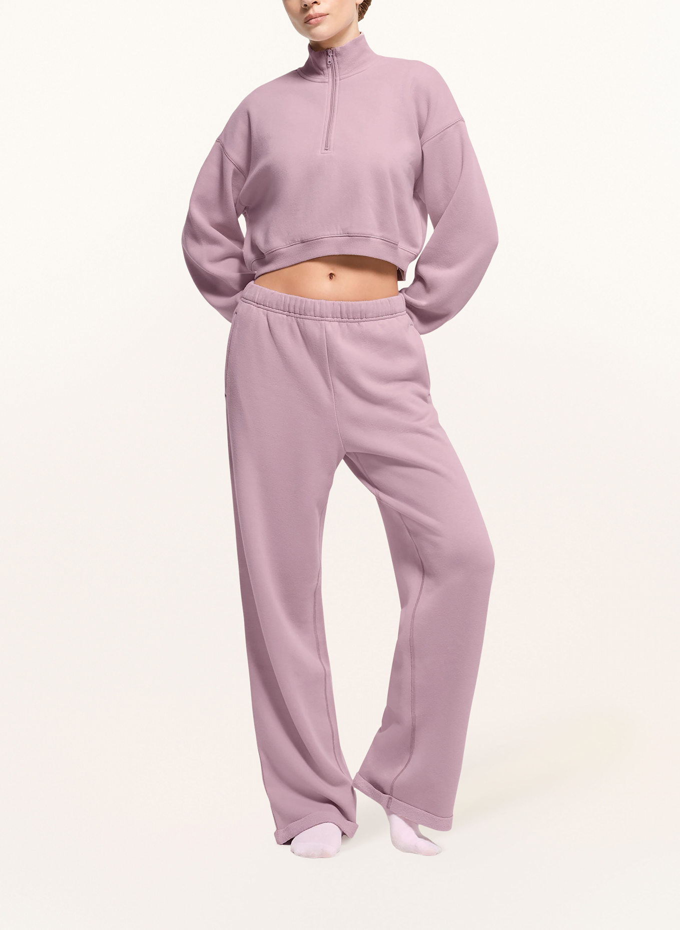 SKIMS Lounge-Sweatshirt COTTON FLEECE: DUSK