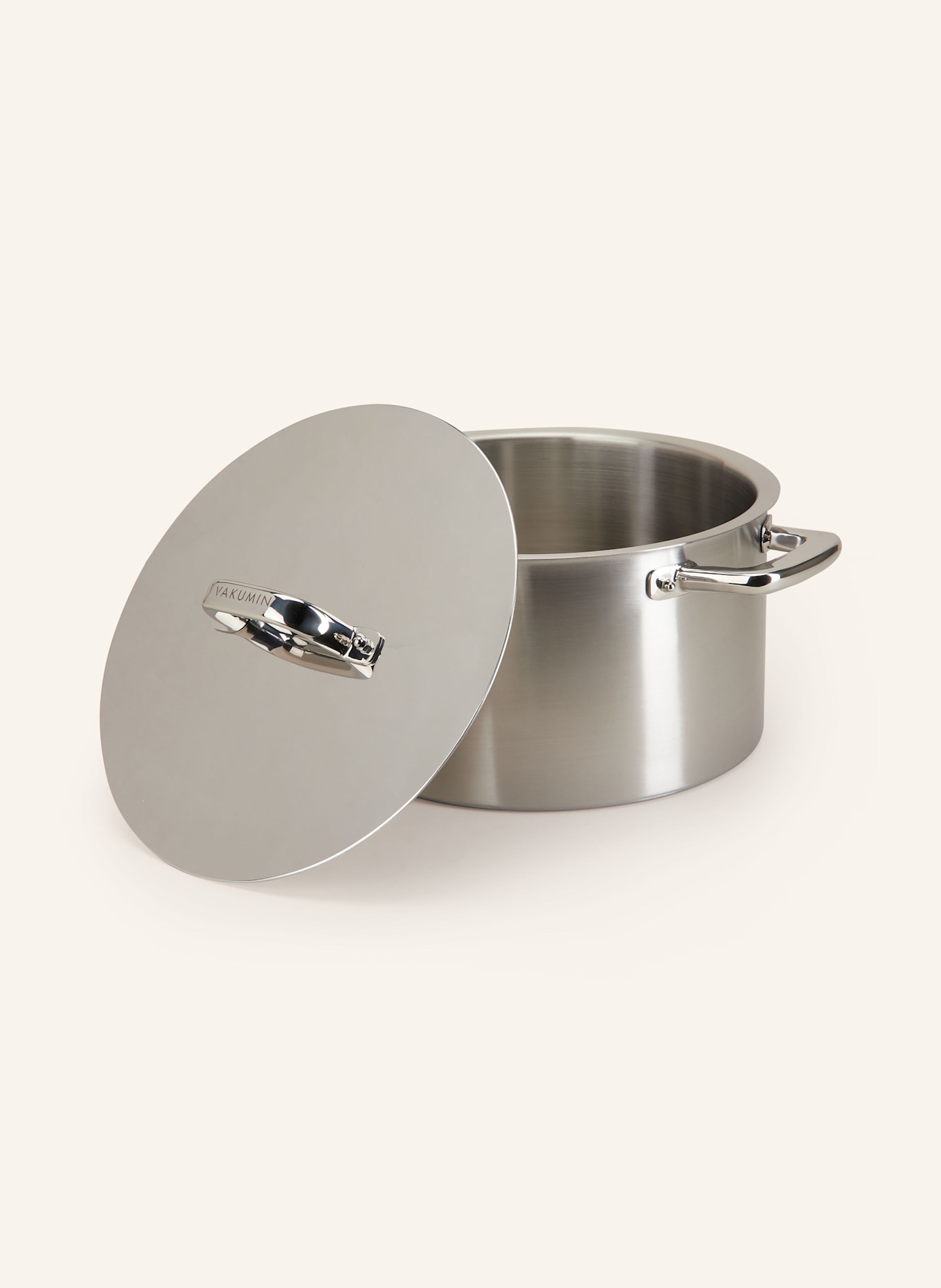 JOHANN LAFER EDITION Kochtopf VAKUMIN: SILBER