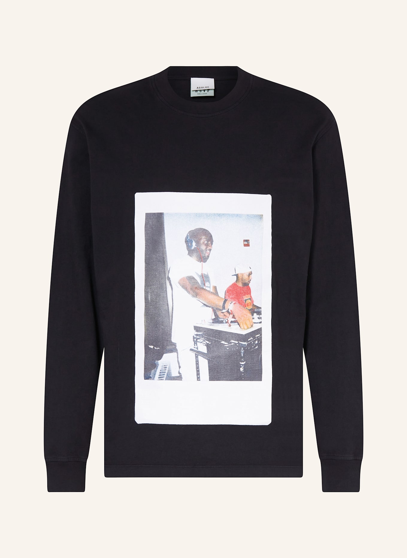 RSVP GALLERY Longsleeve: SCHWARZ