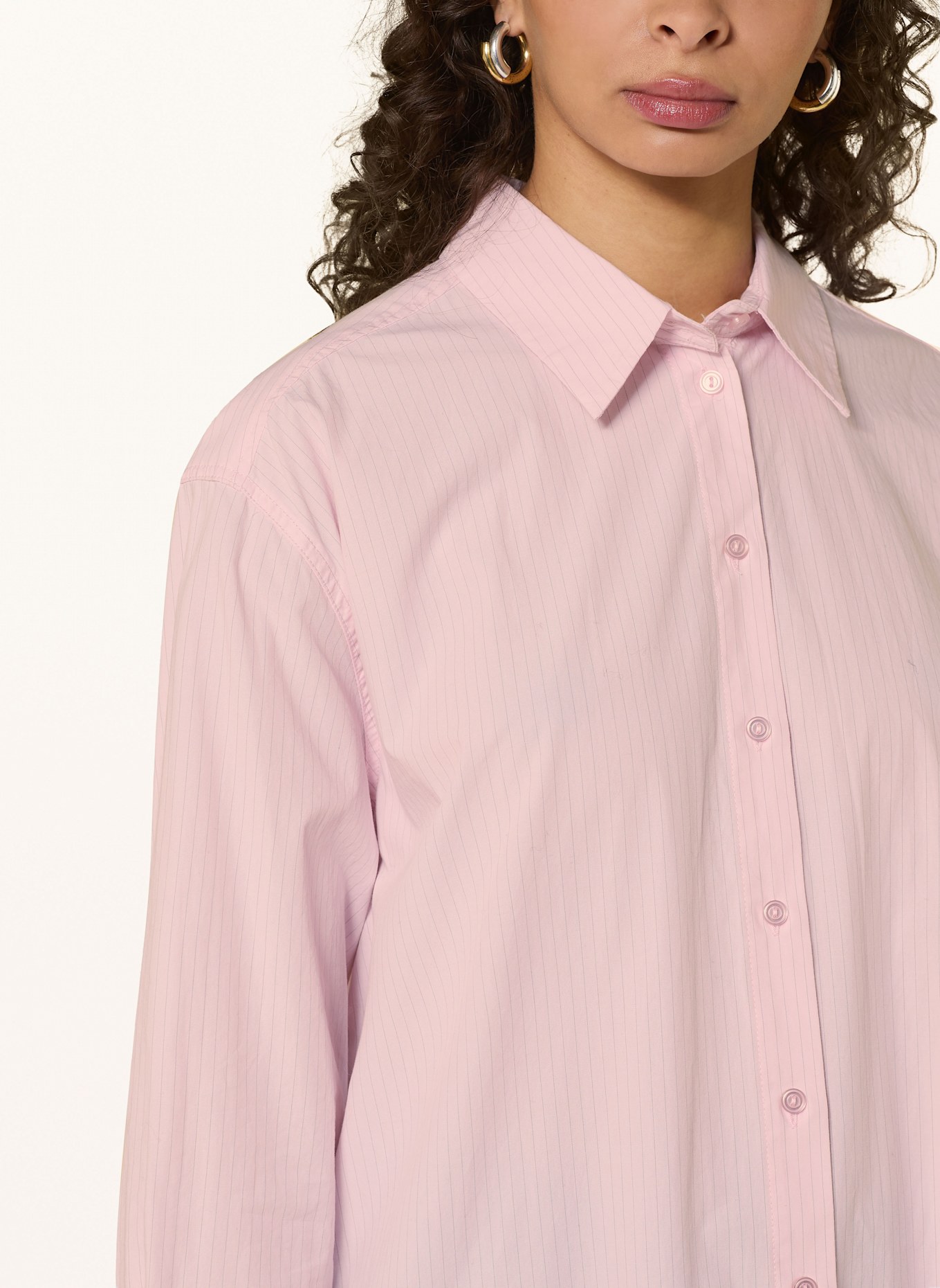 Herskind Hemdblusenkleid LARISSA: HELLROSA / GRAU