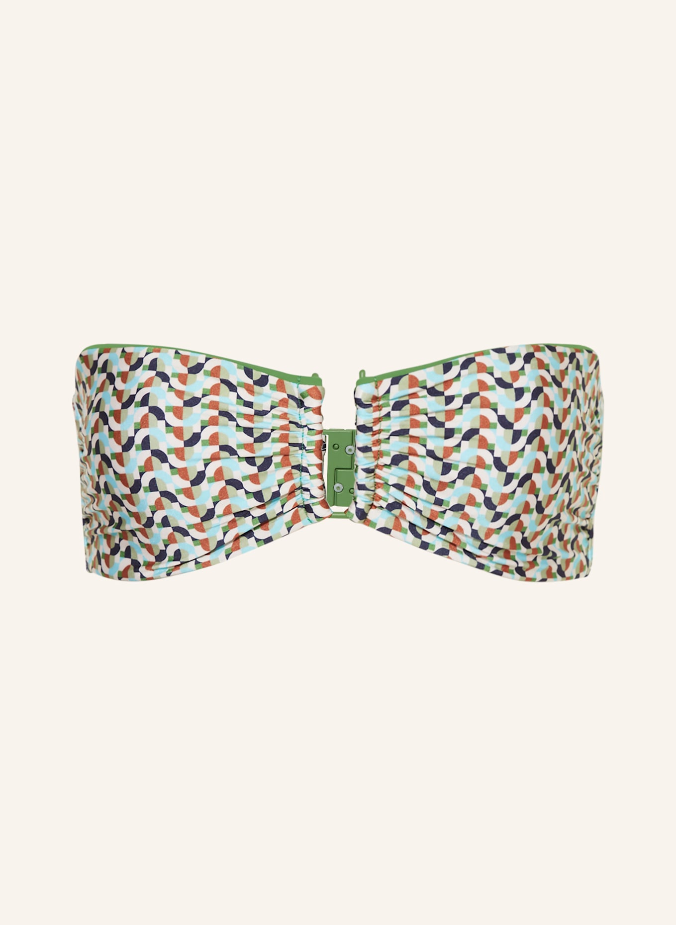 JETS Australia Bandeau-Bikini-Top ACACIA: HELLGRÜN/ TÜRKIS/ DUNKELBLAU