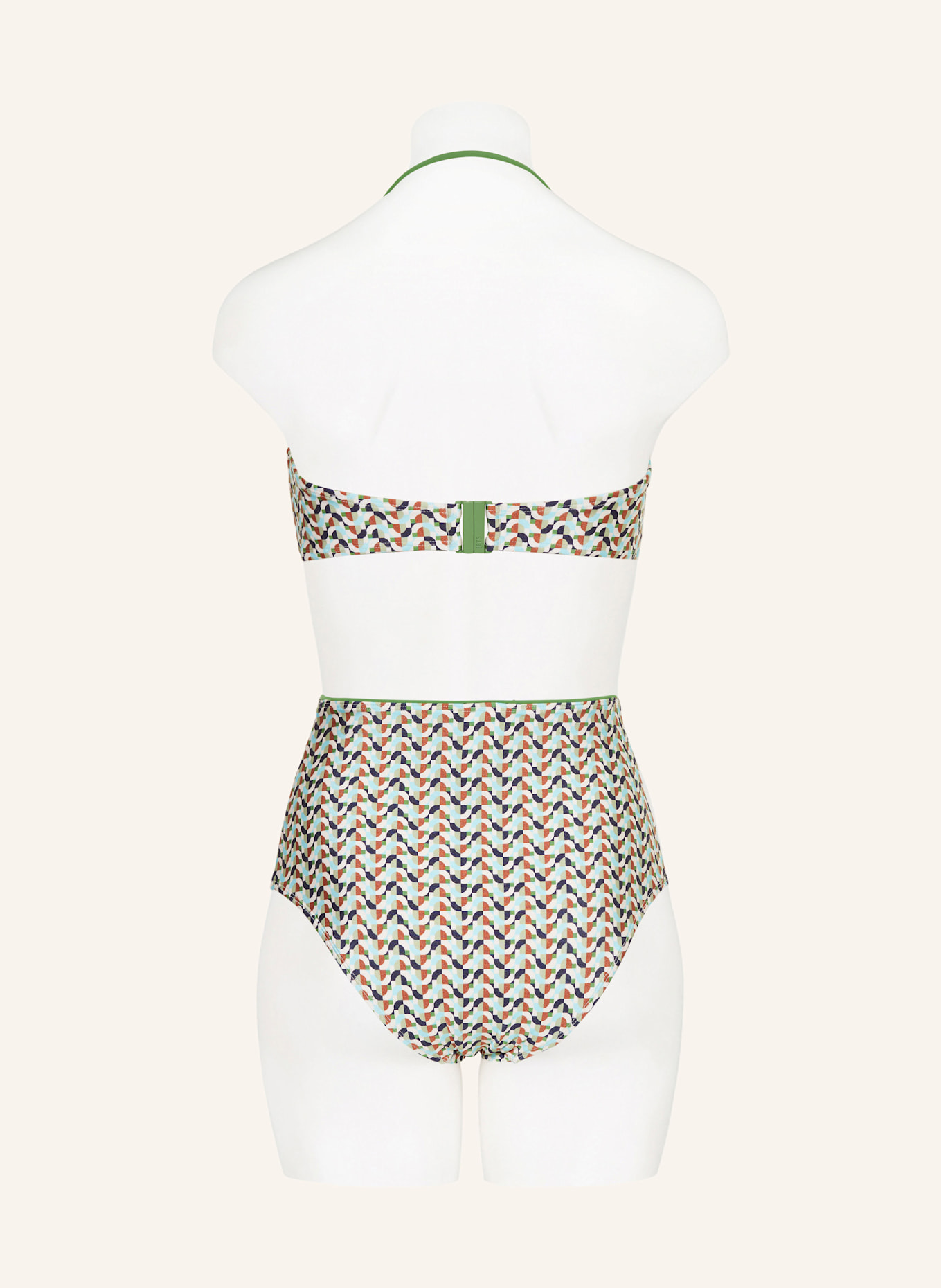 JETS Australia Bandeau-Bikini-Top ACACIA: HELLGRÜN/ TÜRKIS/ DUNKELBLAU