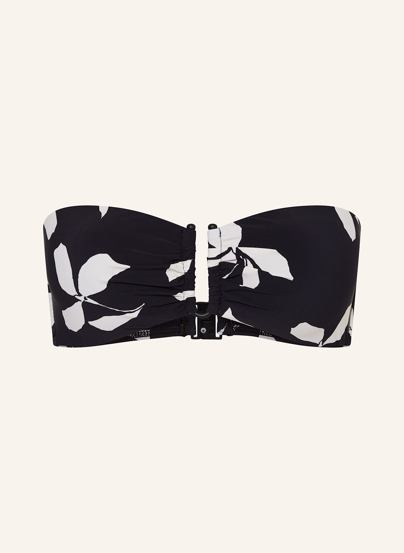 JETS Australia Bandeau-Bikini-Top ELORA: SCHWARZ/ ECRU
