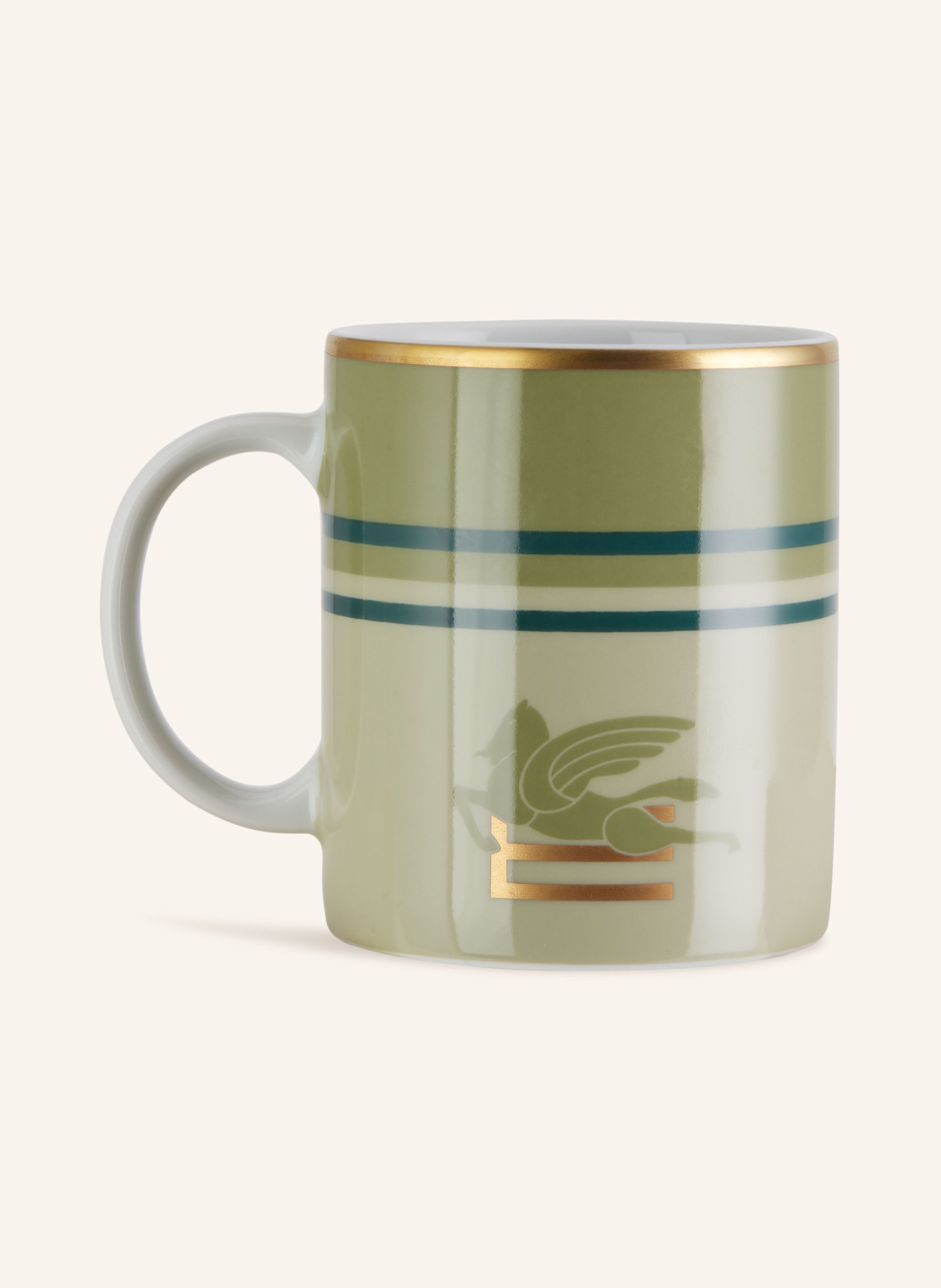 ETRO Home Kubki z uchem: JASNOZIELONY