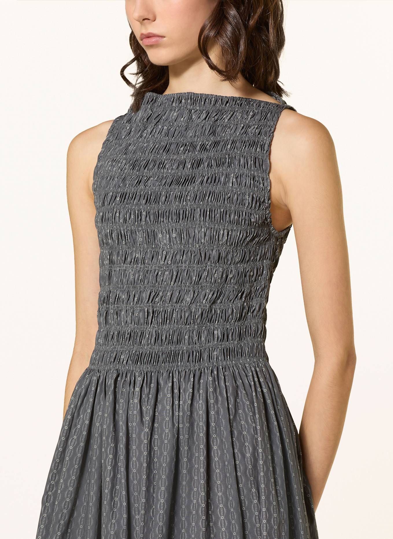 FAITHFULL THE BRAND Dress NOA, Color: panelled shift dress Black (Image 4)