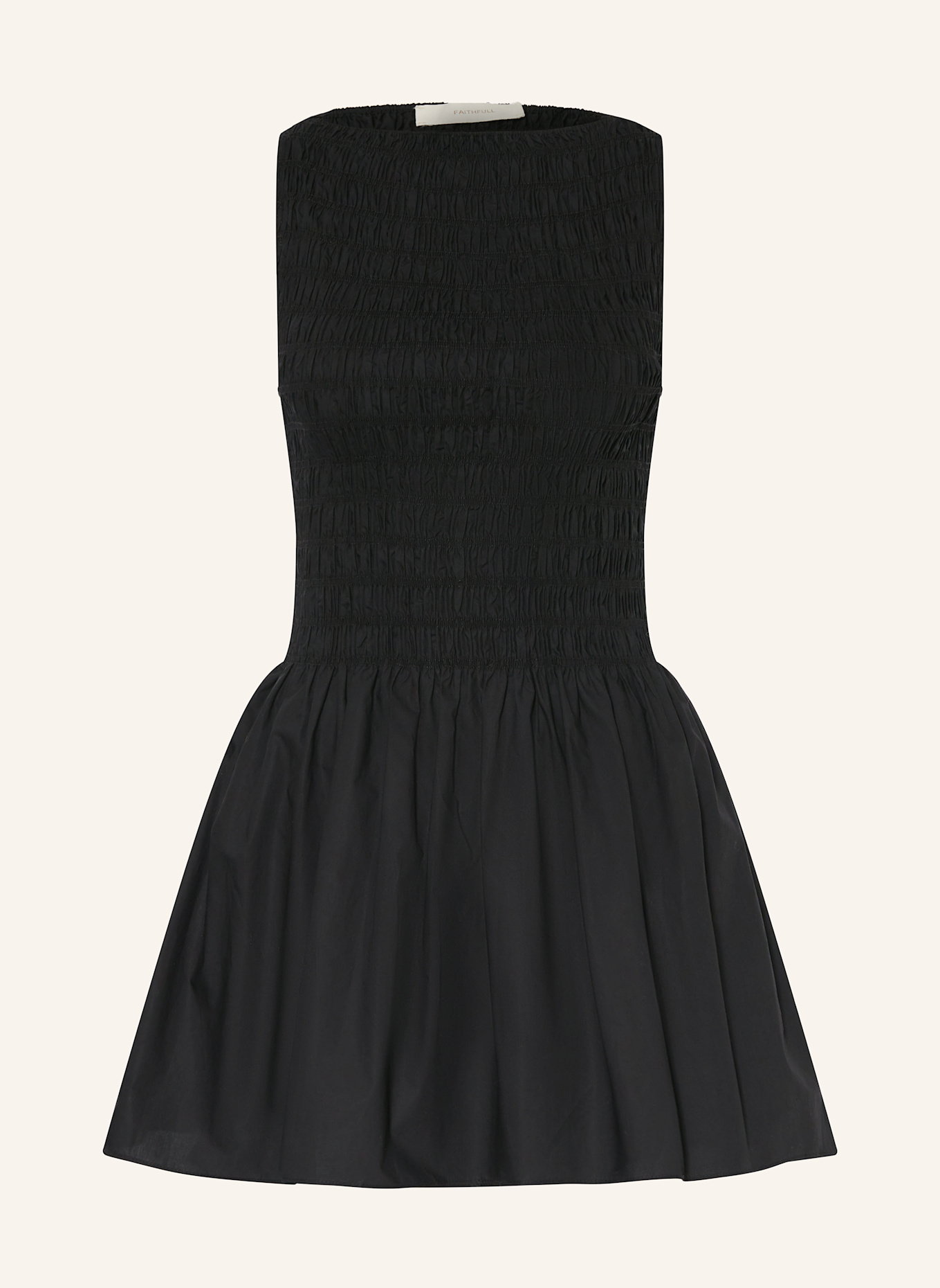 FAITHFULL THE BRAND Dress NOA: BLACK