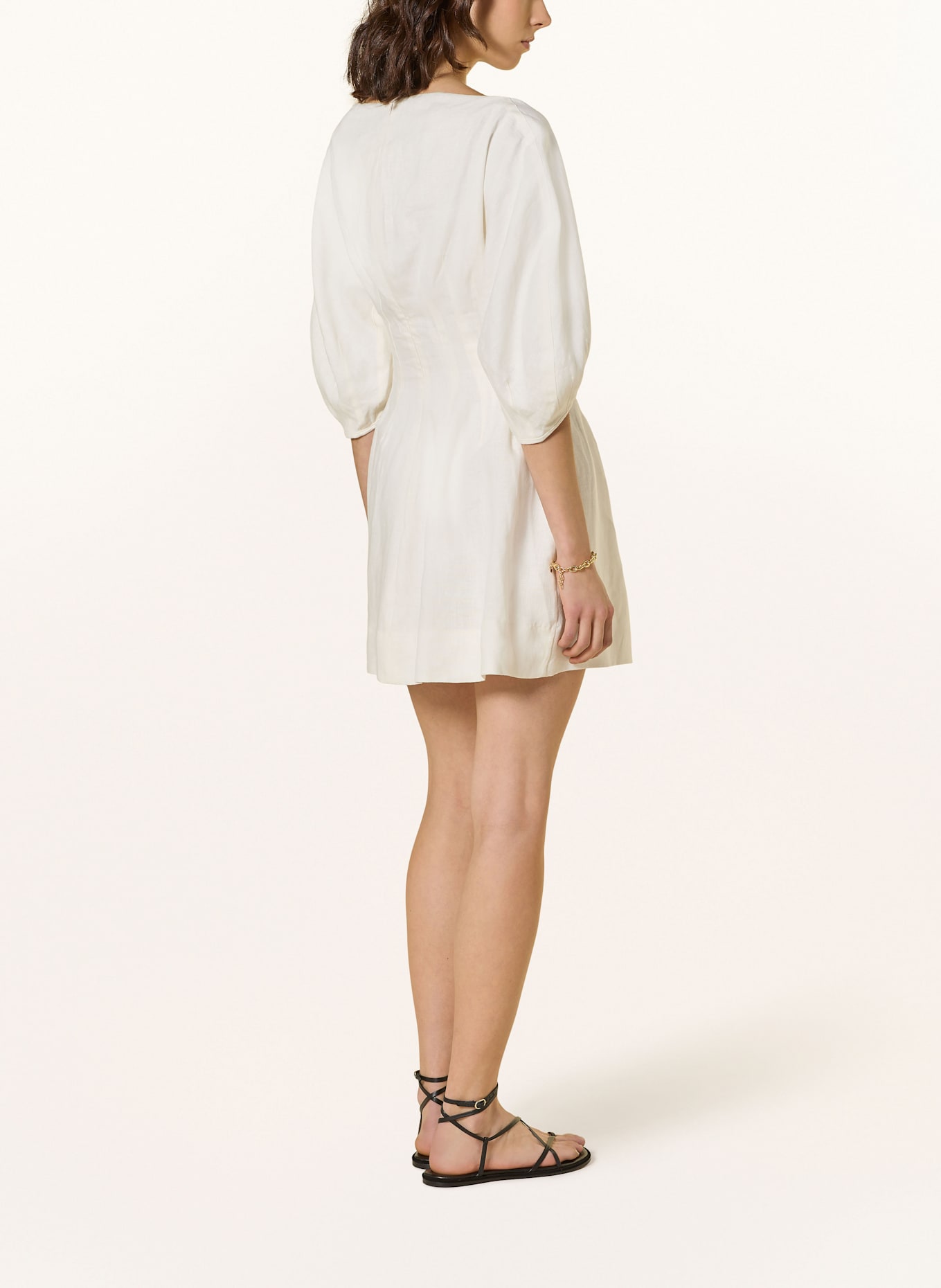 FAITHFULL THE BRAND Leinenkleid LOWEN: ECRU