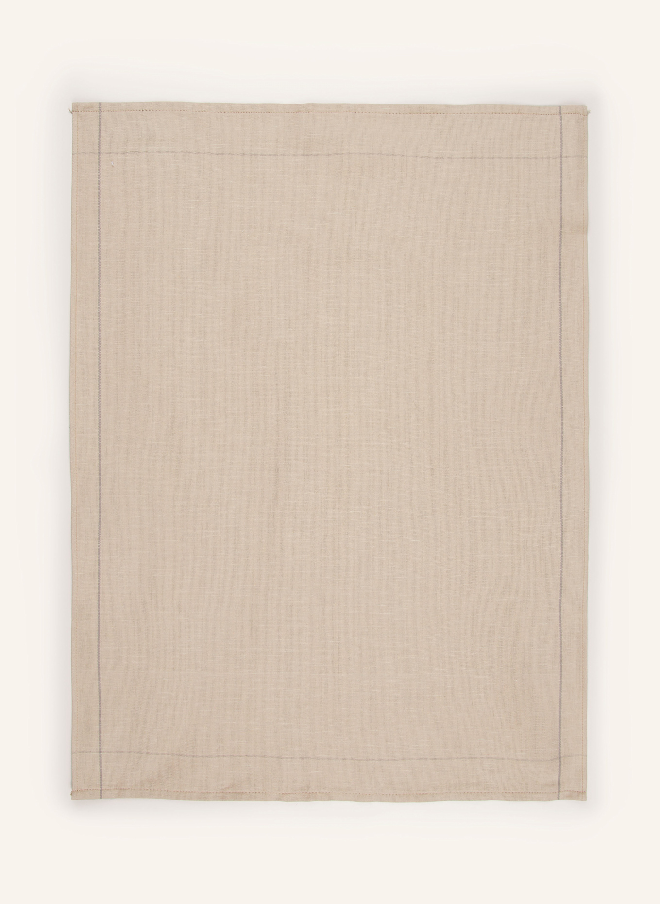 ROSS 2er-Set Geschirrtücher mit Leinen: BEIGE