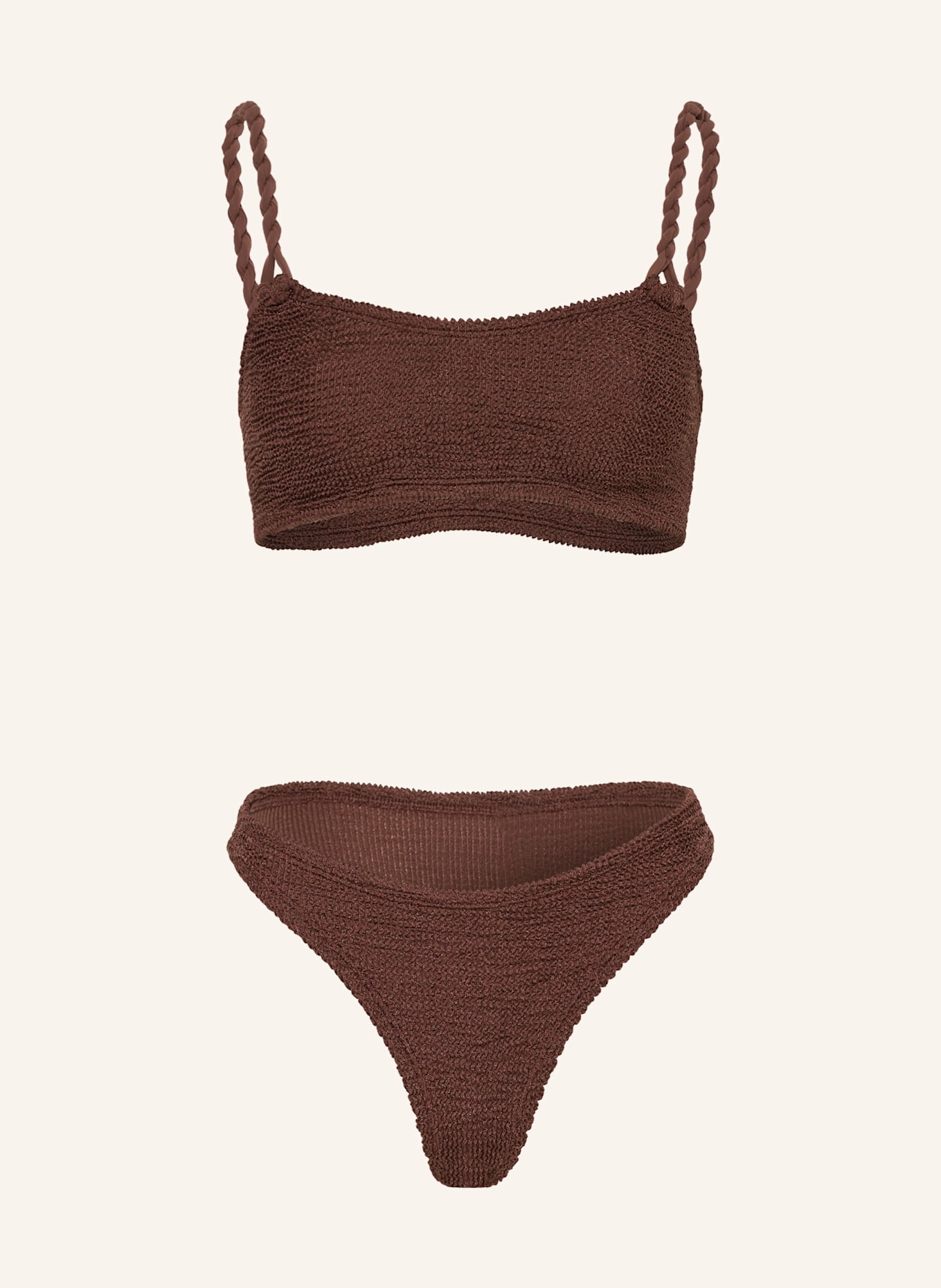 Hunza G Bralette bikini PHOEBE: BROWN