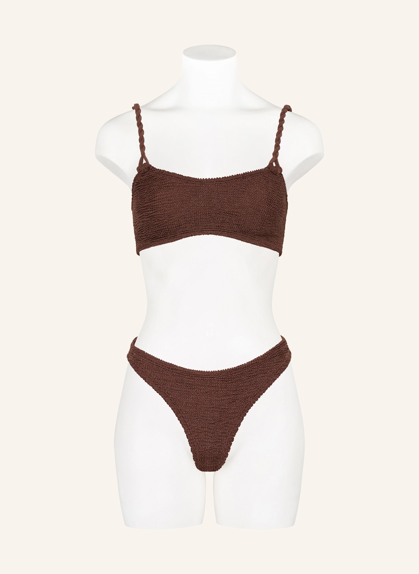 Hunza G Bralette bikini PHOEBE: BROWN