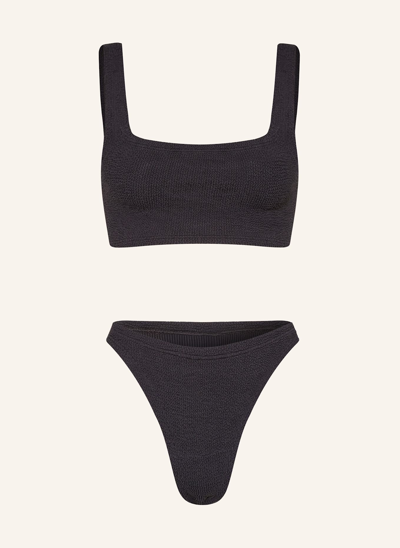Hunza G Bustier bikiny XANDRA, Barva: ČERNÁ (Obrázek 1)