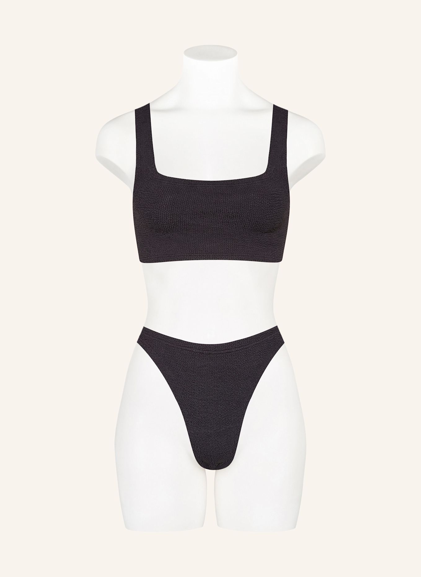 Hunza G Bustier bikiny XANDRA, Barva: ČERNÁ (Obrázek 2)