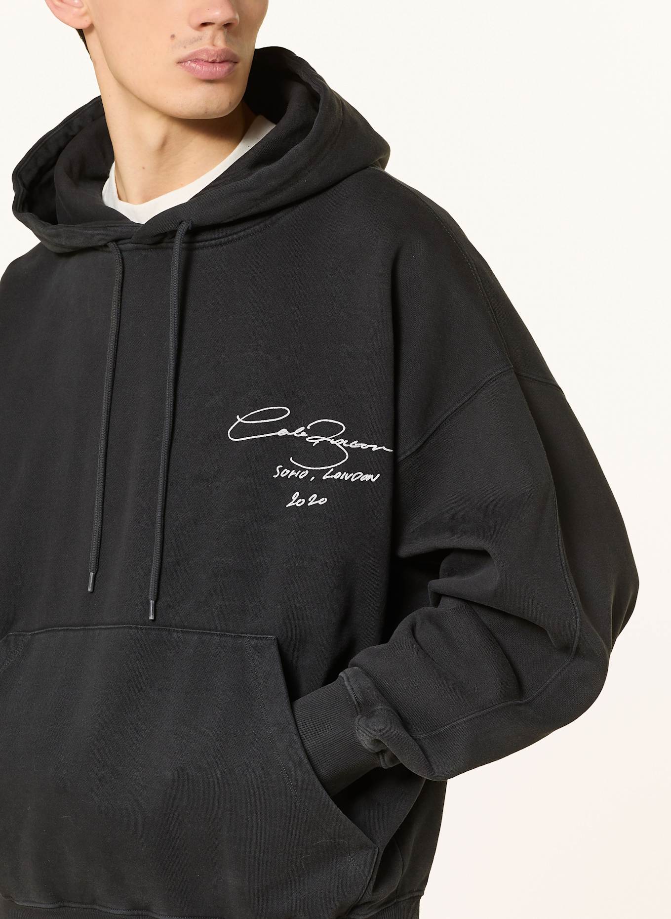 COLE BUXTON Hoodie SIGNATURE: SCHWARZ / WEISS