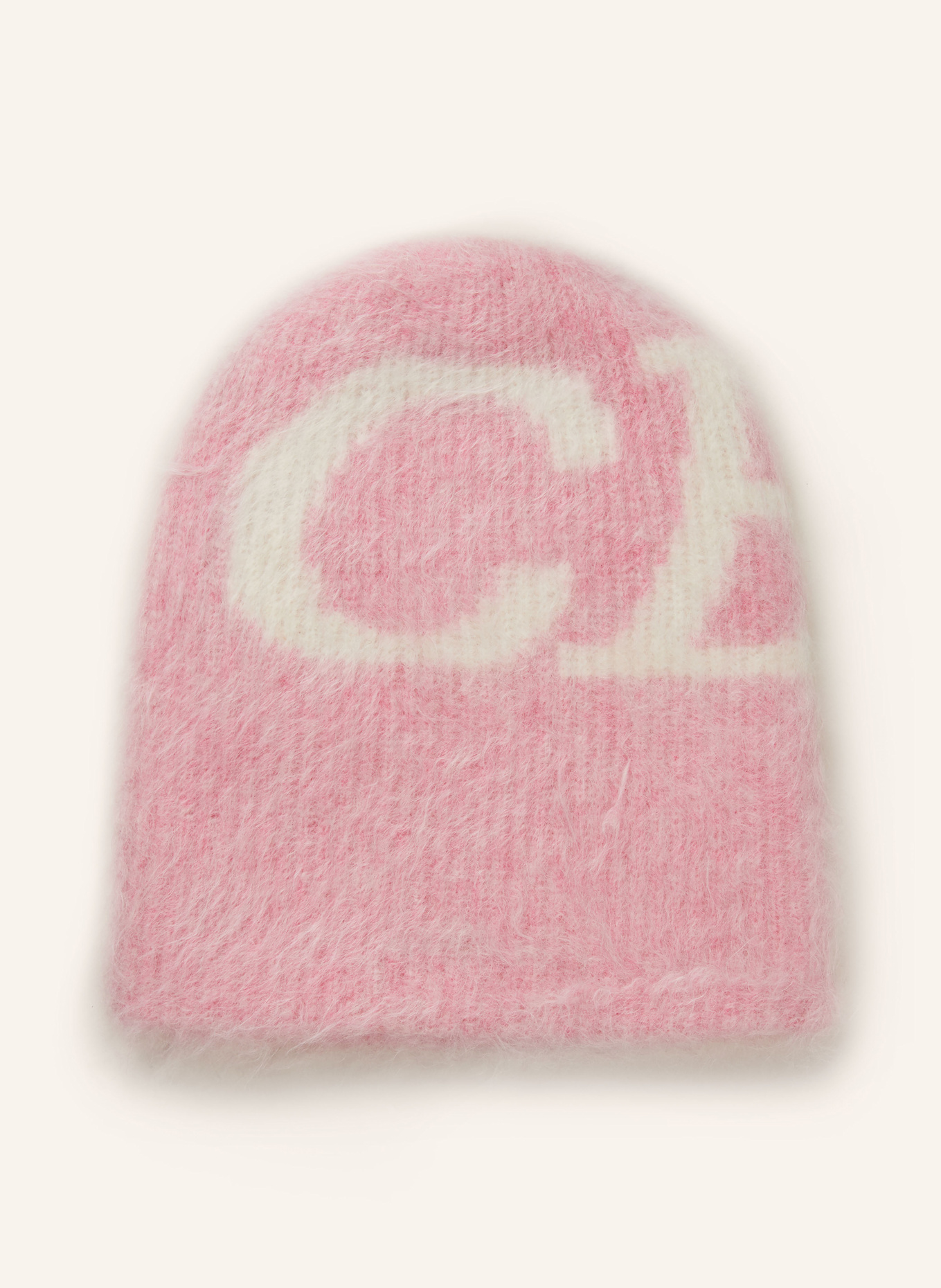 COLE BUXTON Alpaka-Mütze: PINK/ WEISS