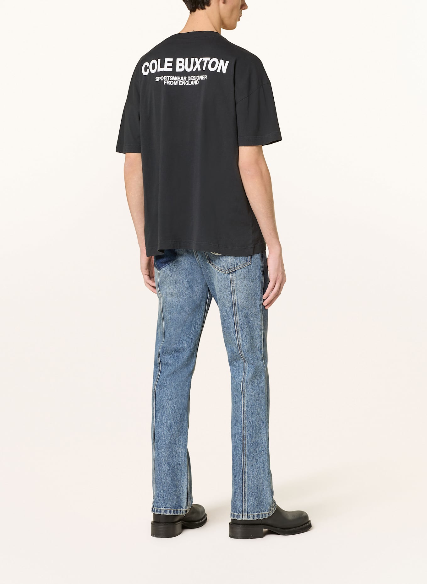 COLE BUXTON T-Shirt: SCHWARZ / WEISS