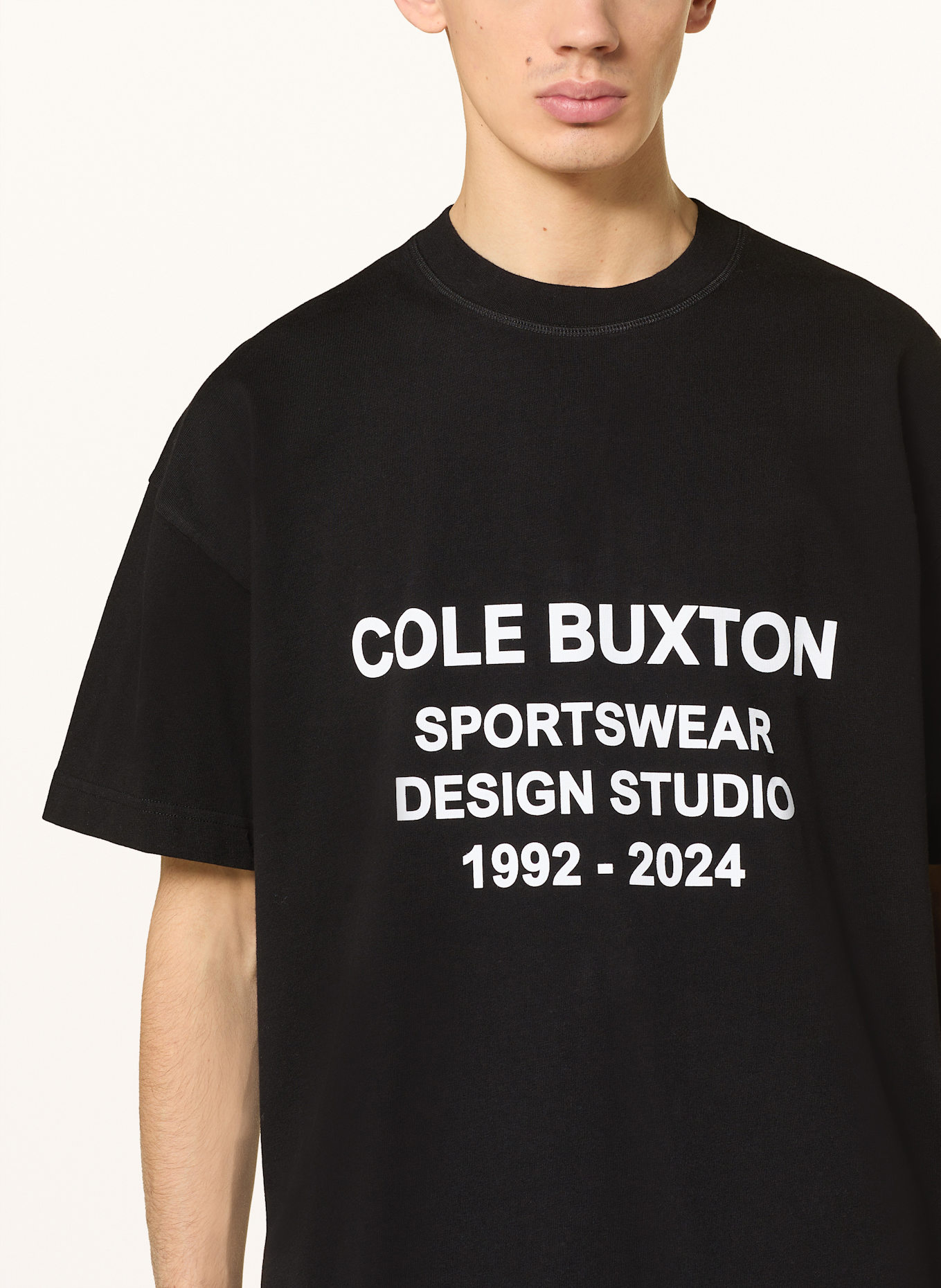 COLE BUXTON T-shirt DESIGN STUDIO: CZARNY / BIAŁY