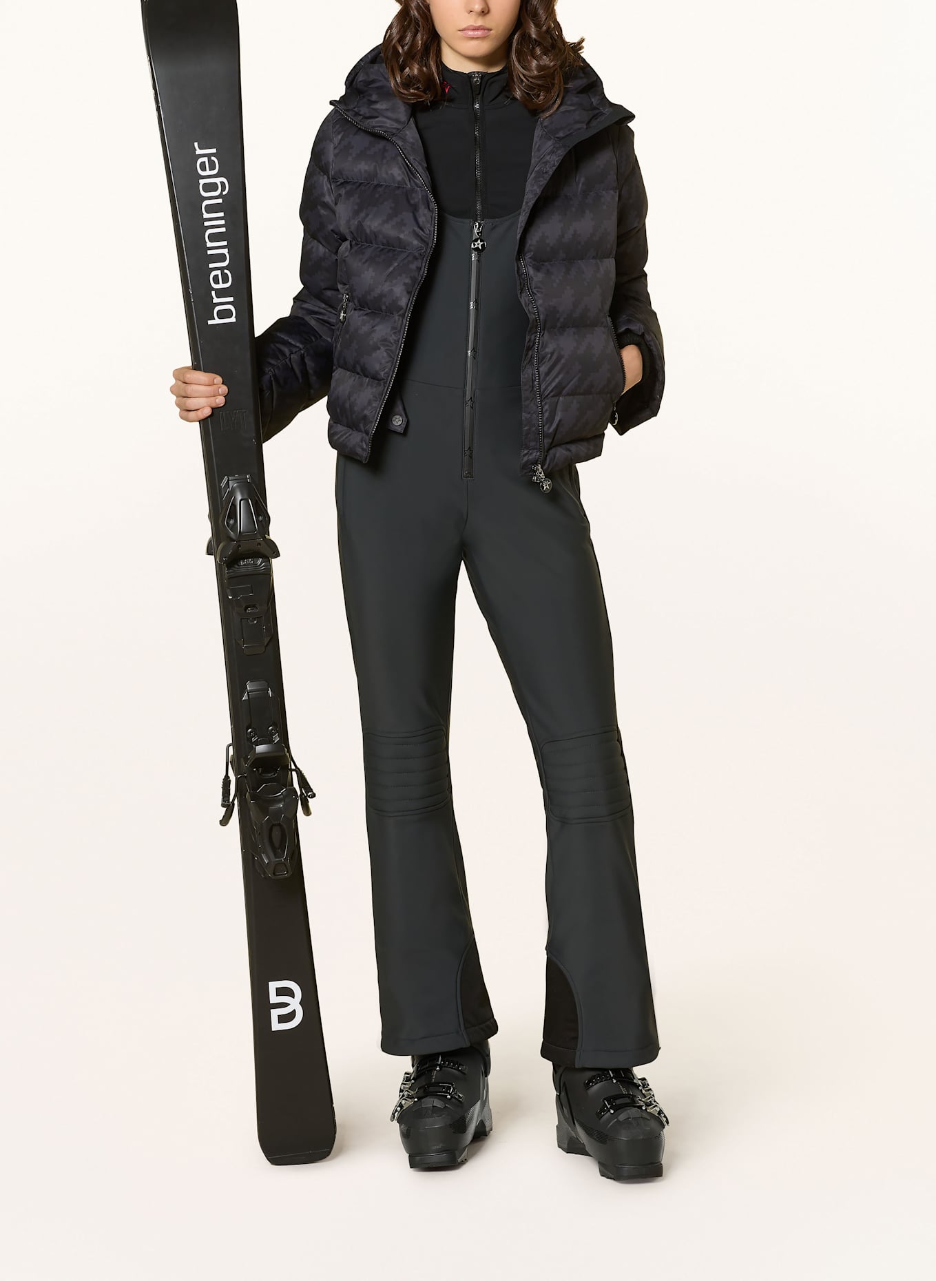 PERFECT MOMENT Softshell-Skihose JG: SCHWARZ