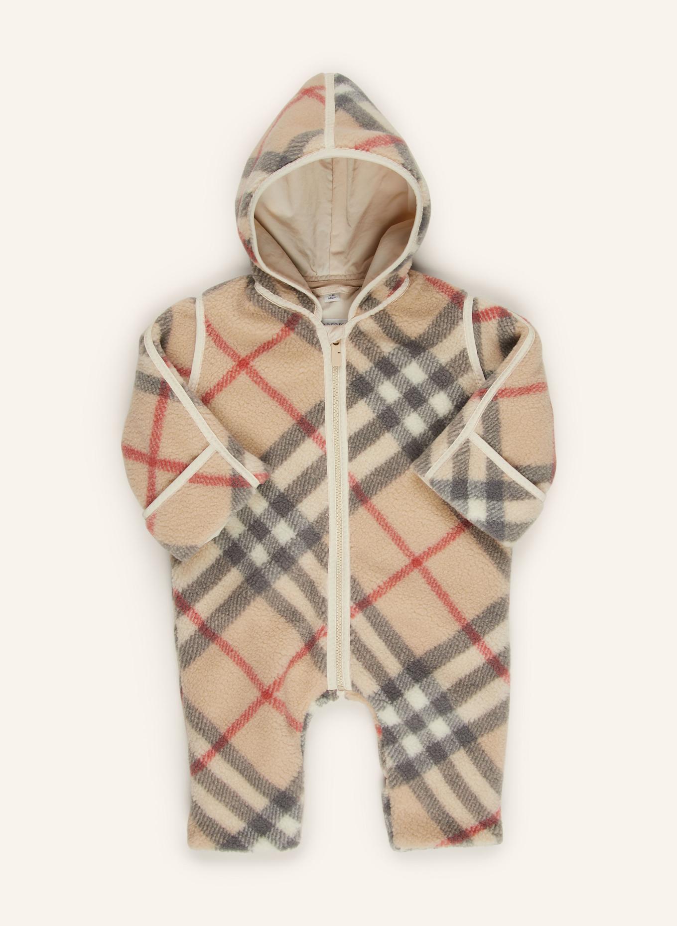 BURBERRY Fleecový overal: burberry handyhulle mit rundumreiverschluss item