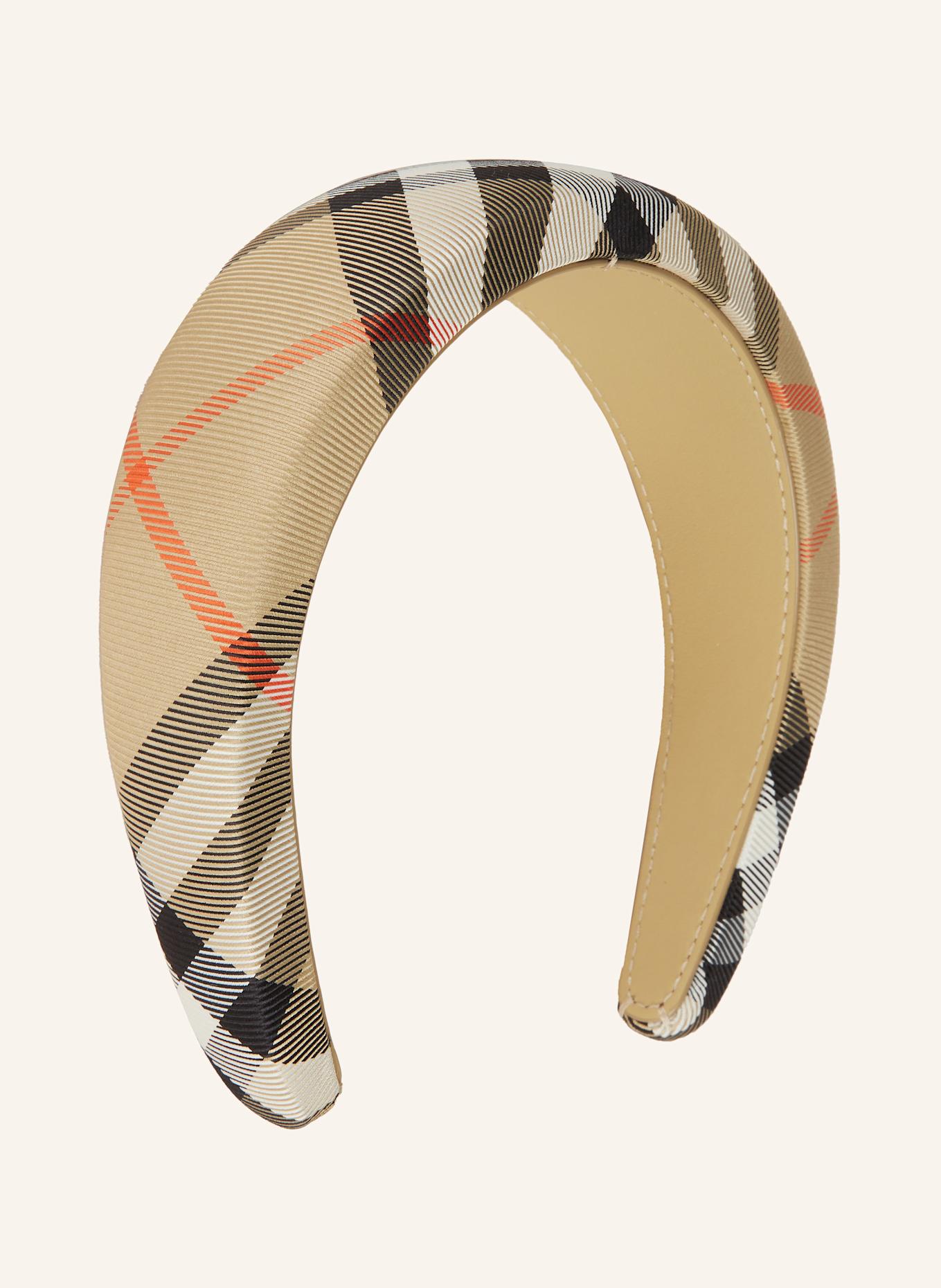 BURBERRY Haarreif, Farbe: BEIGE/ SCHWARZ/ ROT (Bild 2)