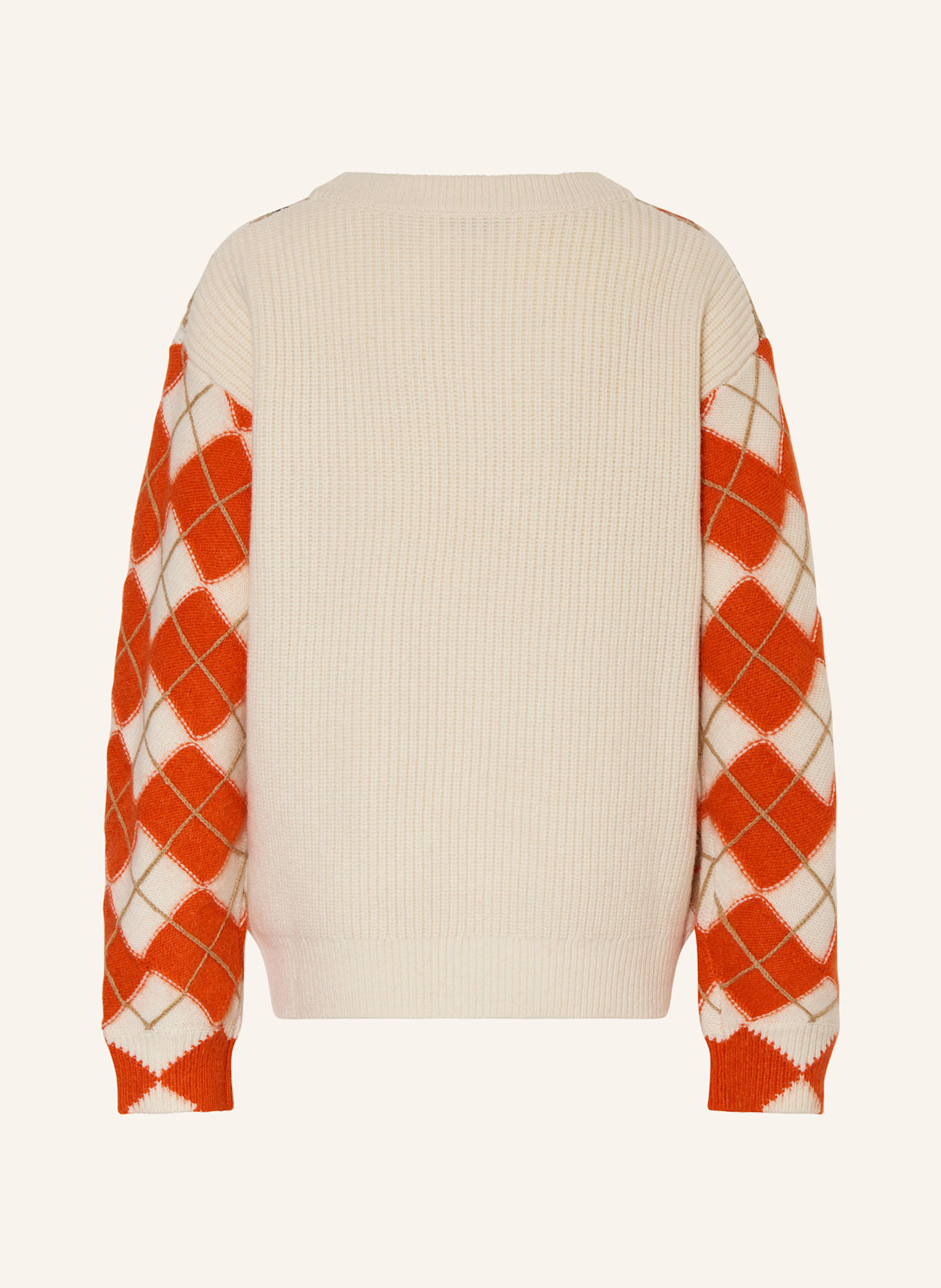 BURBERRY Pullover, Farbe: BEIGE/ CREME/ ORANGE (Bild 2)