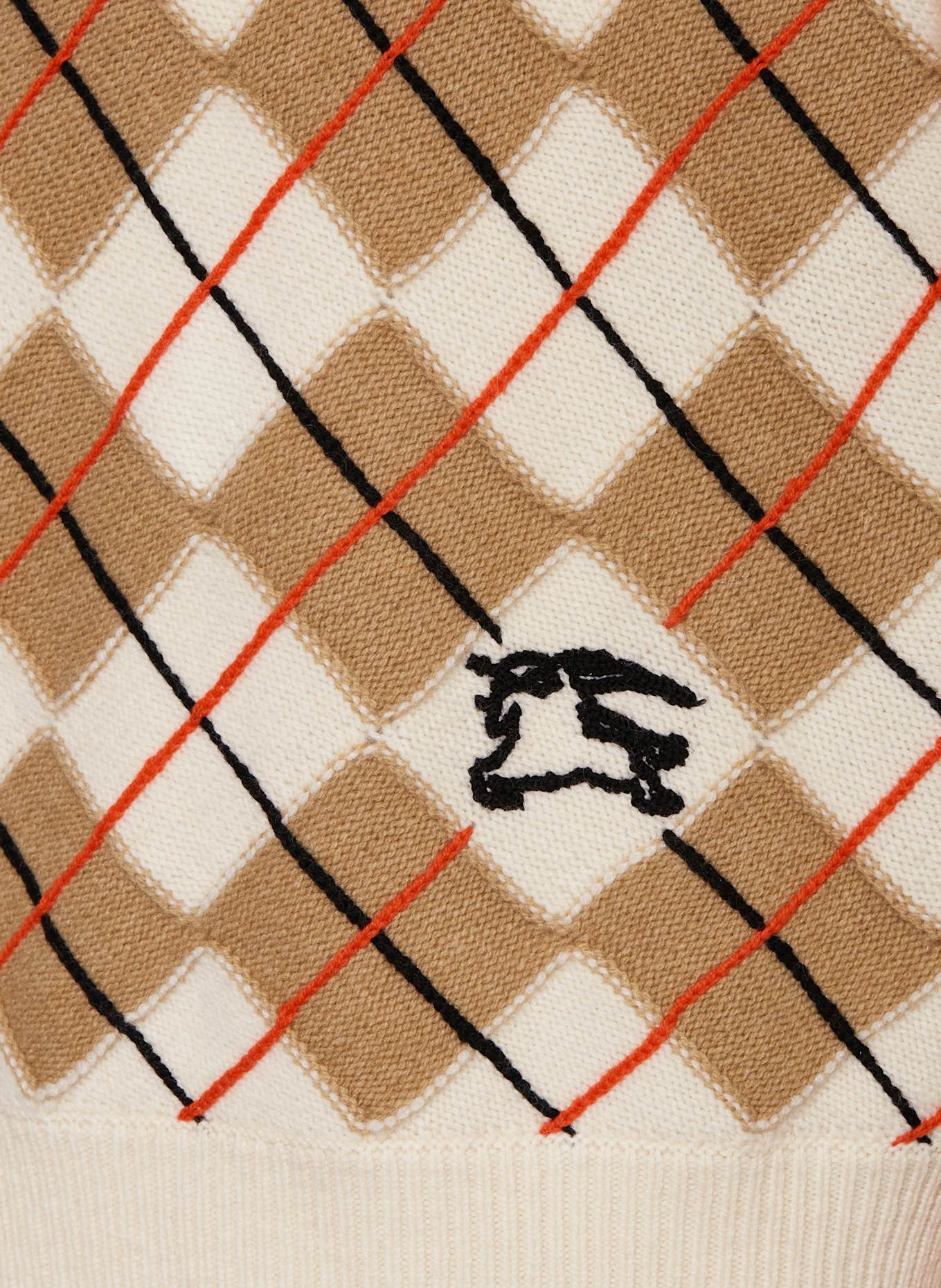 BURBERRY Pullover, Farbe: BEIGE/ CREME/ ORANGE (Bild 3)
