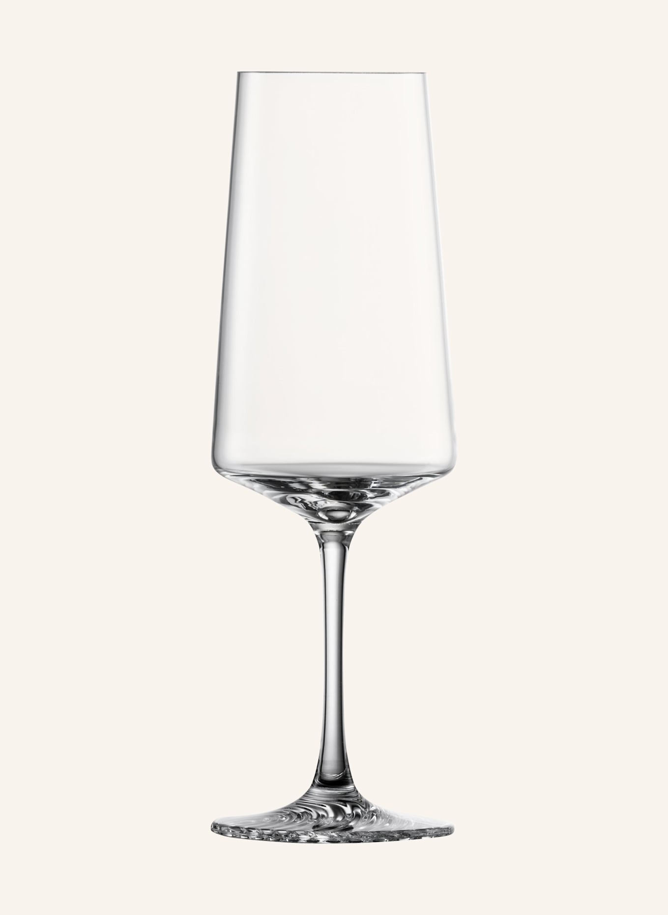 ZWIESEL GLAS Set of 4 champagne glasses ECHO: WHITE