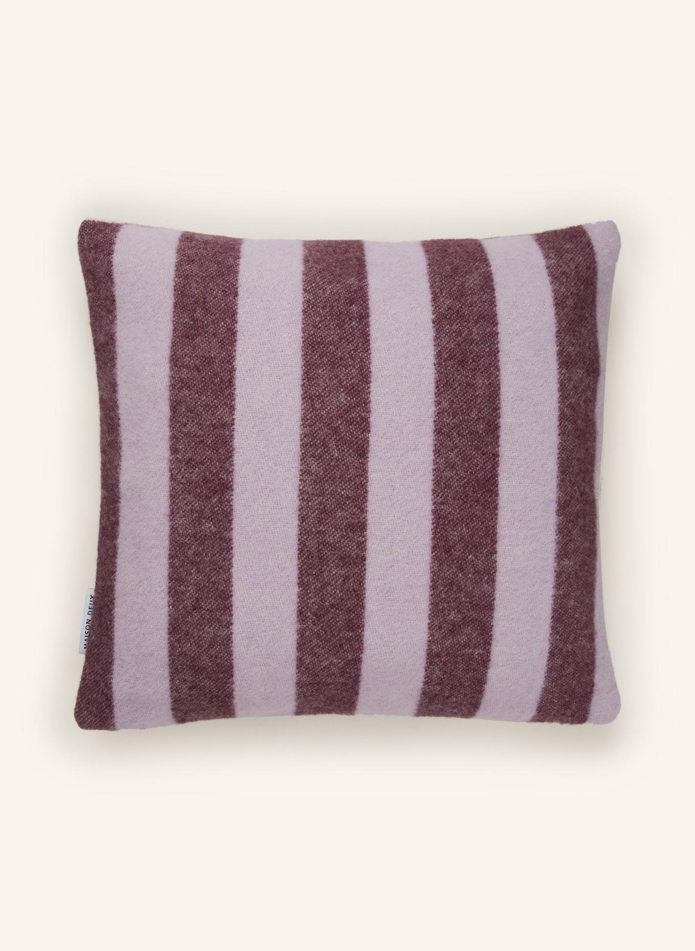 MAISON DEUX Dekokissenhülle CANDY WRAP: HELLLILA/ FUCHSIA