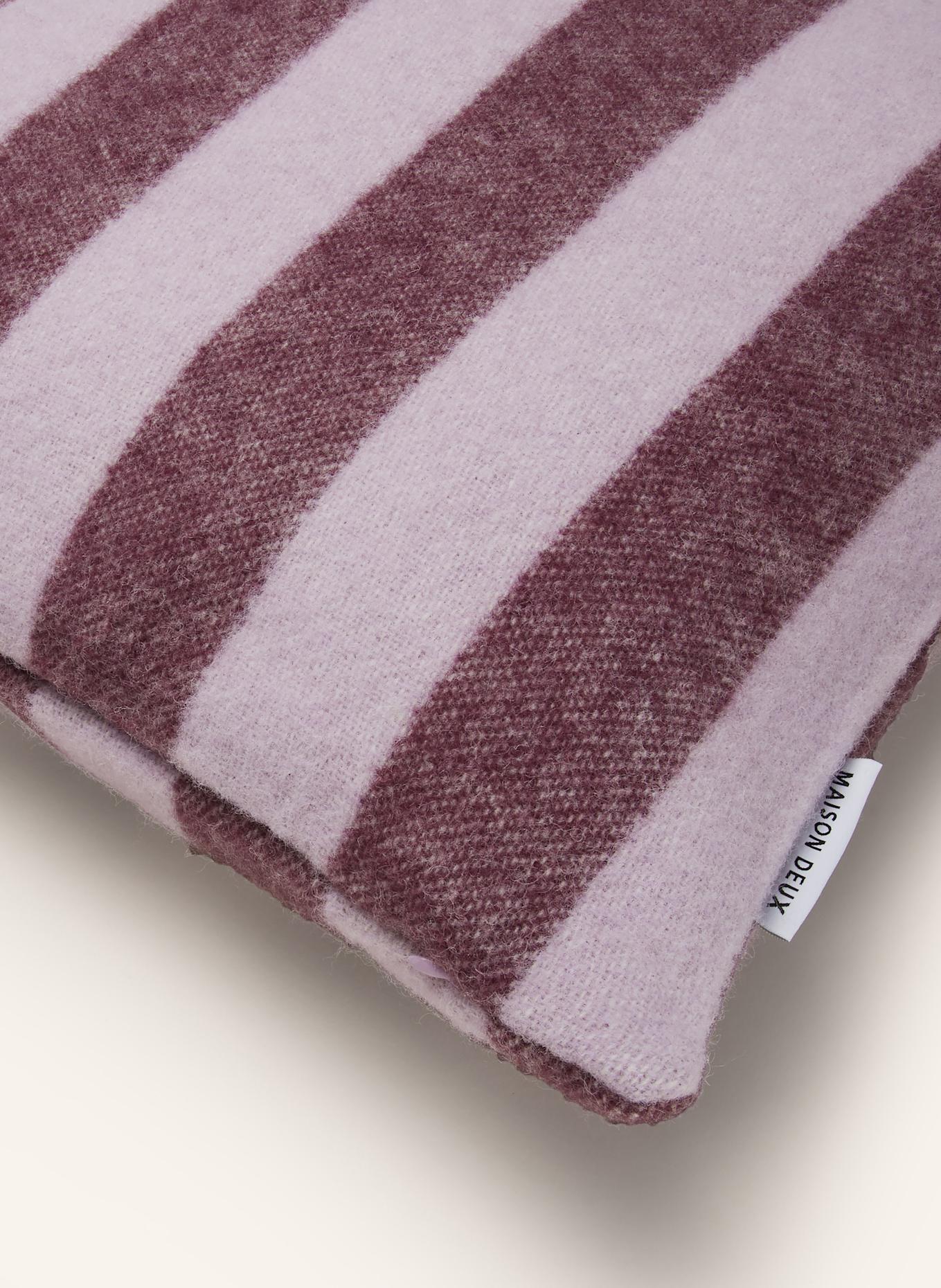 MAISON DEUX Dekokissenhülle CANDY WRAP: HELLLILA/ FUCHSIA
